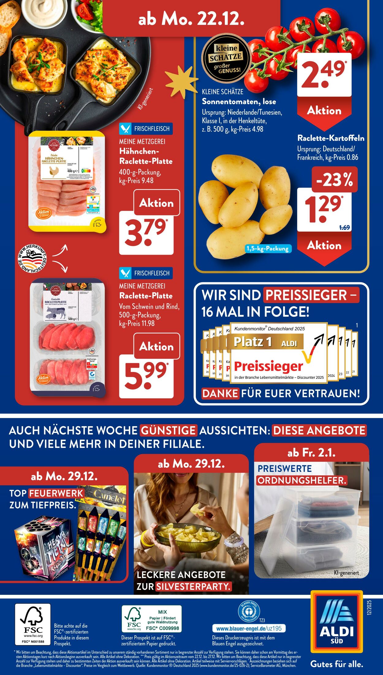 Prospekt ALDI SÜD 22.12.2025 - 05.01.2026