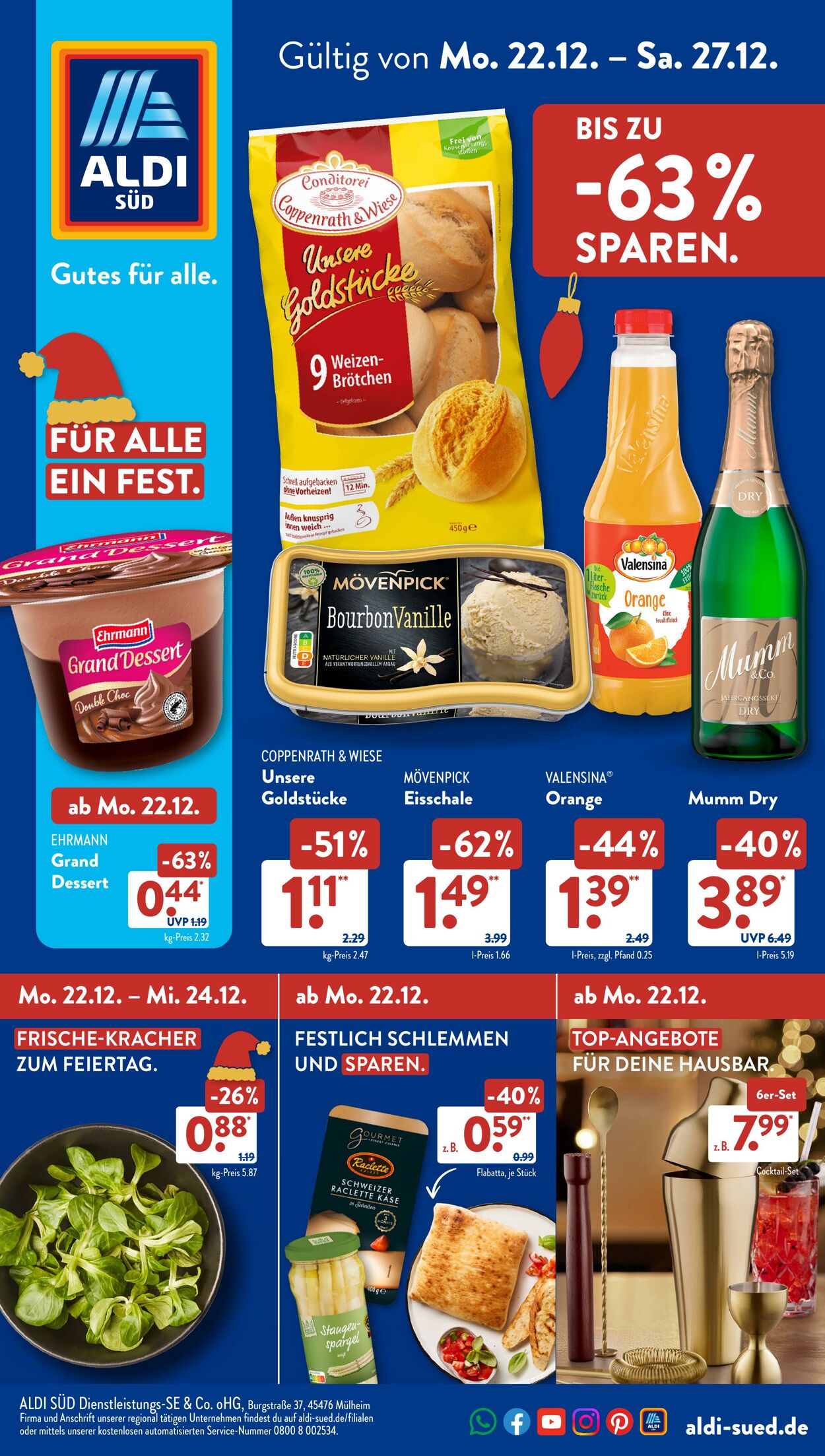 Prospekt ALDI SÜD 22.12.2025 - 05.01.2026