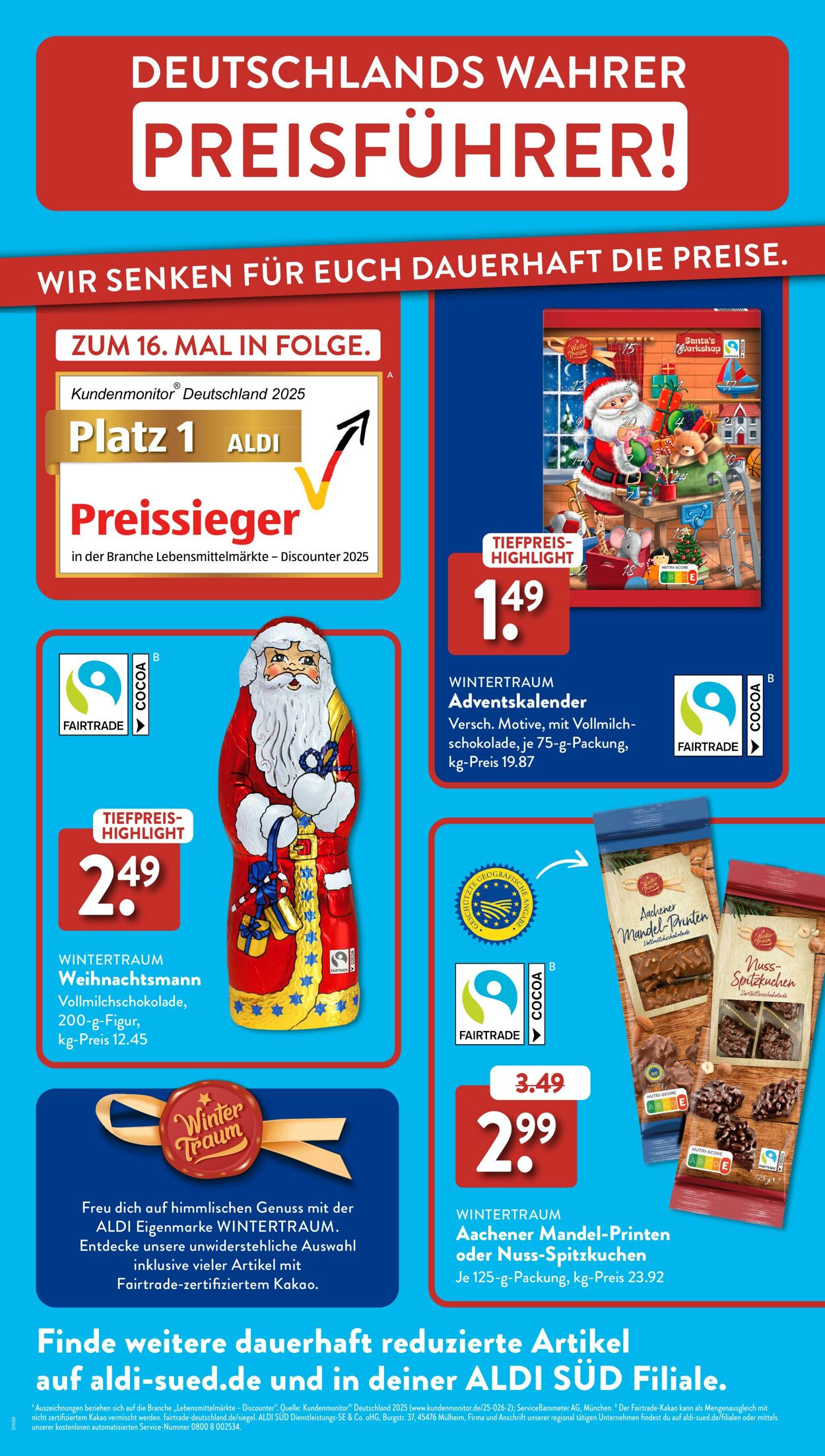 Prospekt ALDI SÜD 24.11.2025 - 01.12.2025