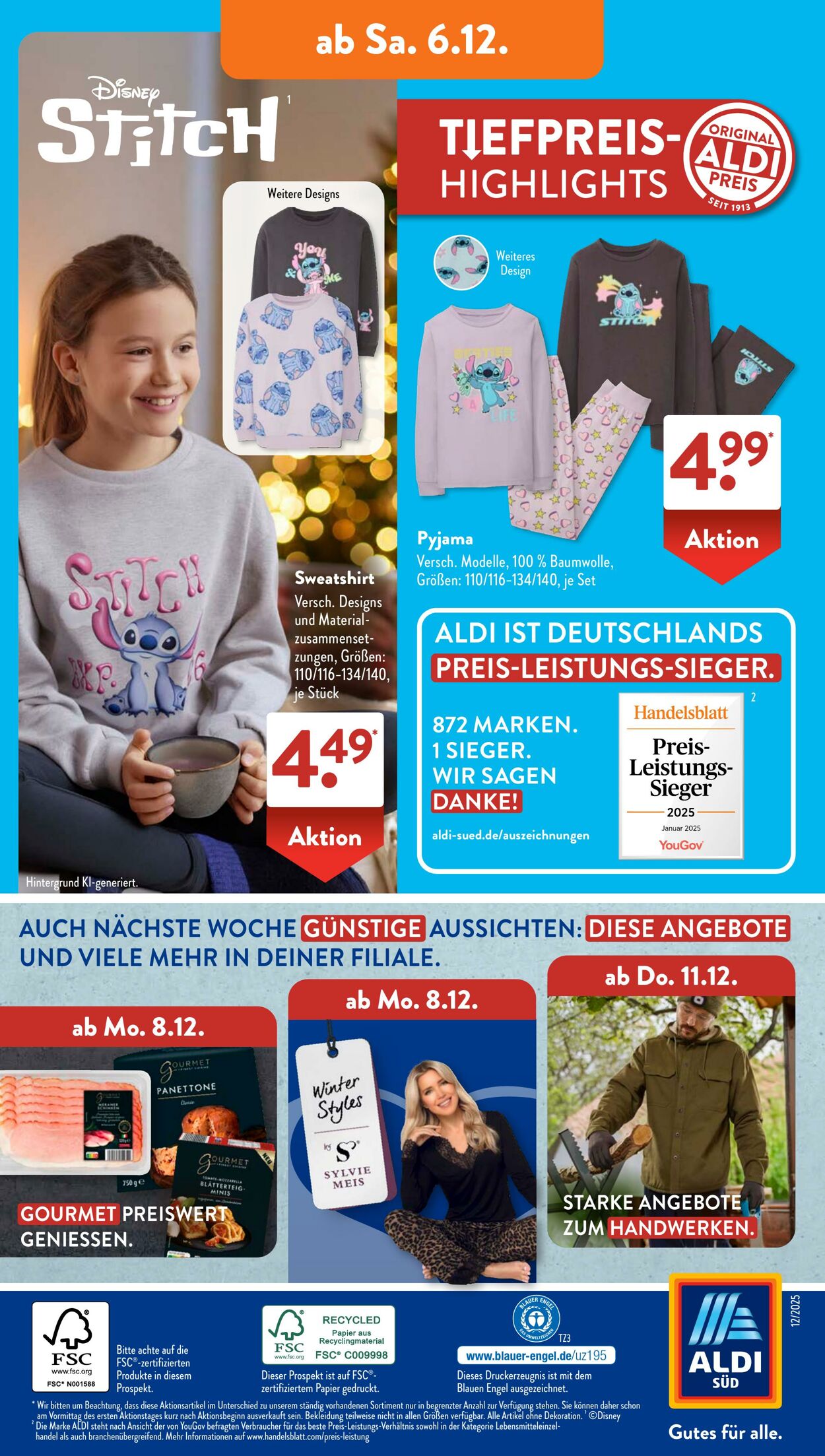 Prospekt ALDI SÜD 24.11.2025 - 01.12.2025