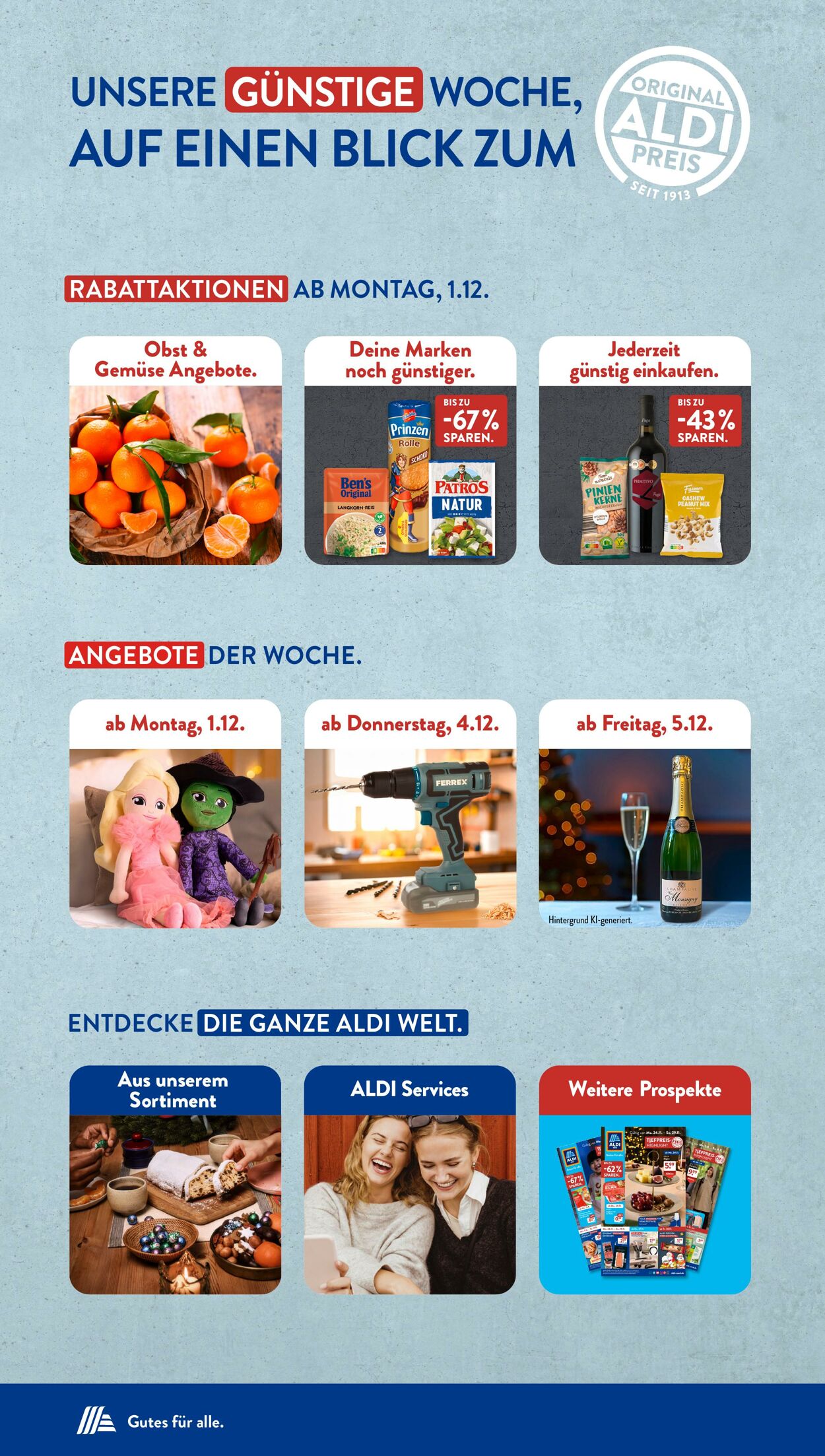 Prospekt ALDI SÜD 24.11.2025 - 01.12.2025