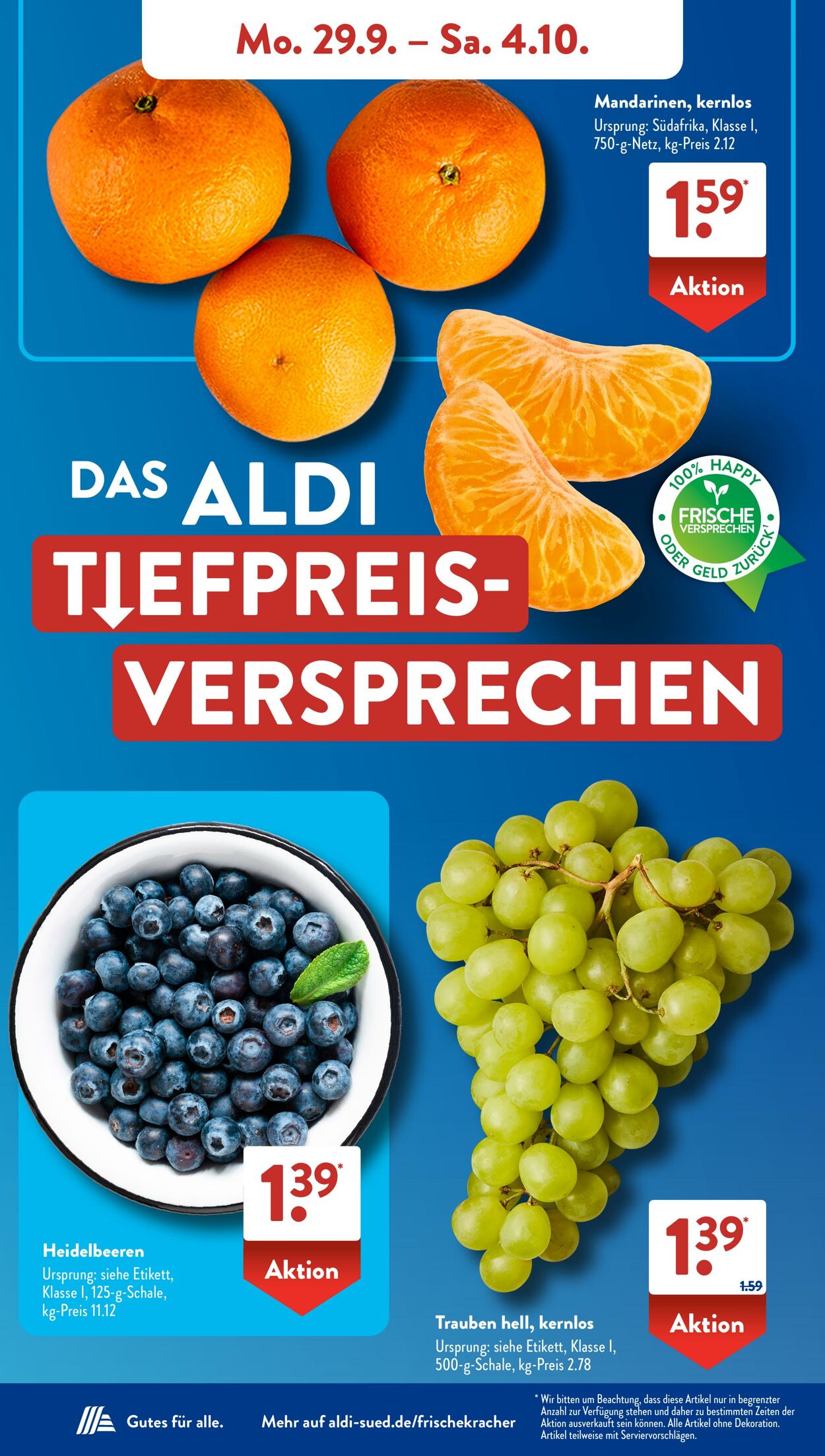 Prospekt ALDI SÜD 29.09.2025 - 06.10.2025