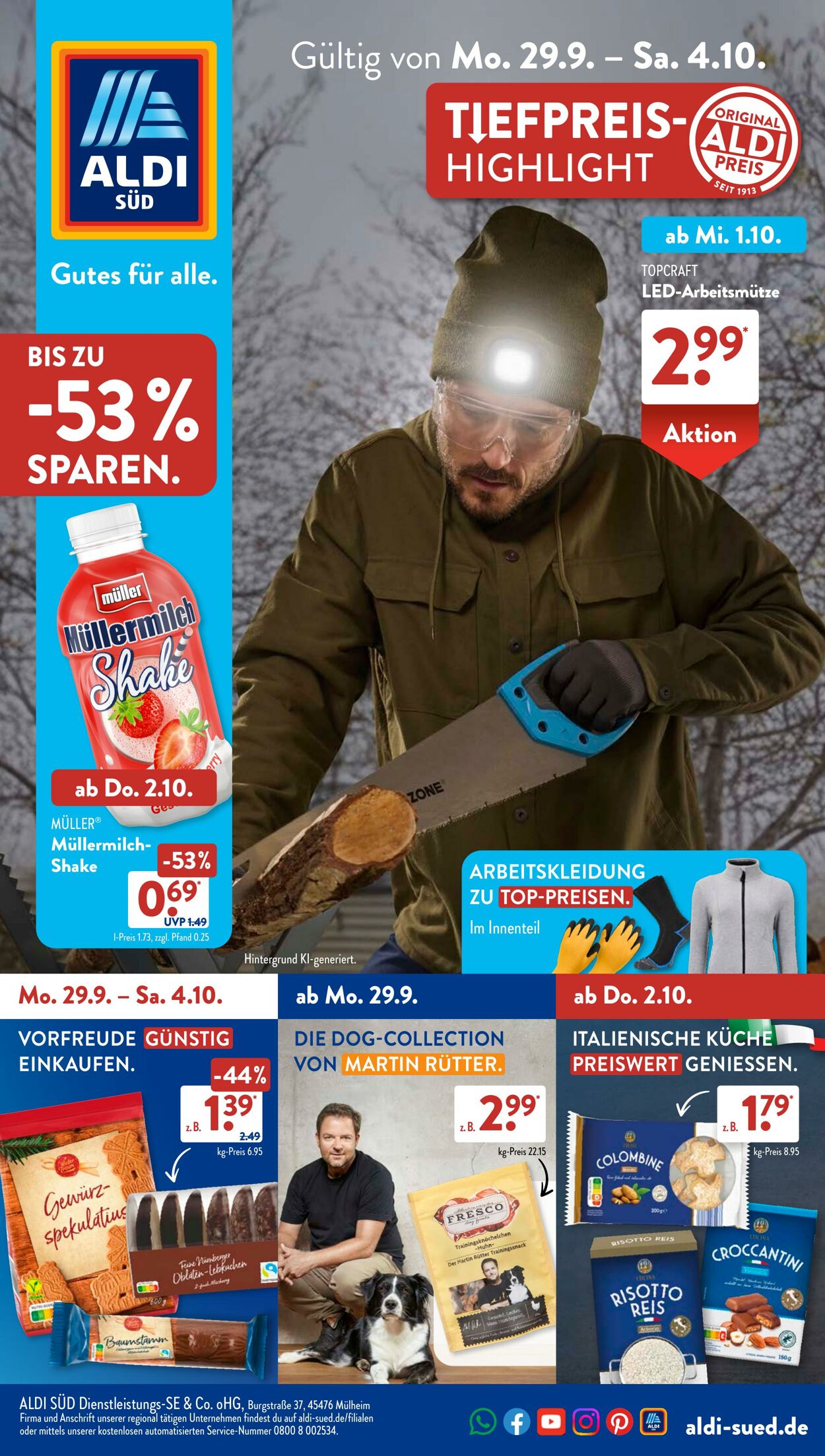 Prospekt ALDI SÜD 29.09.2025 - 06.10.2025