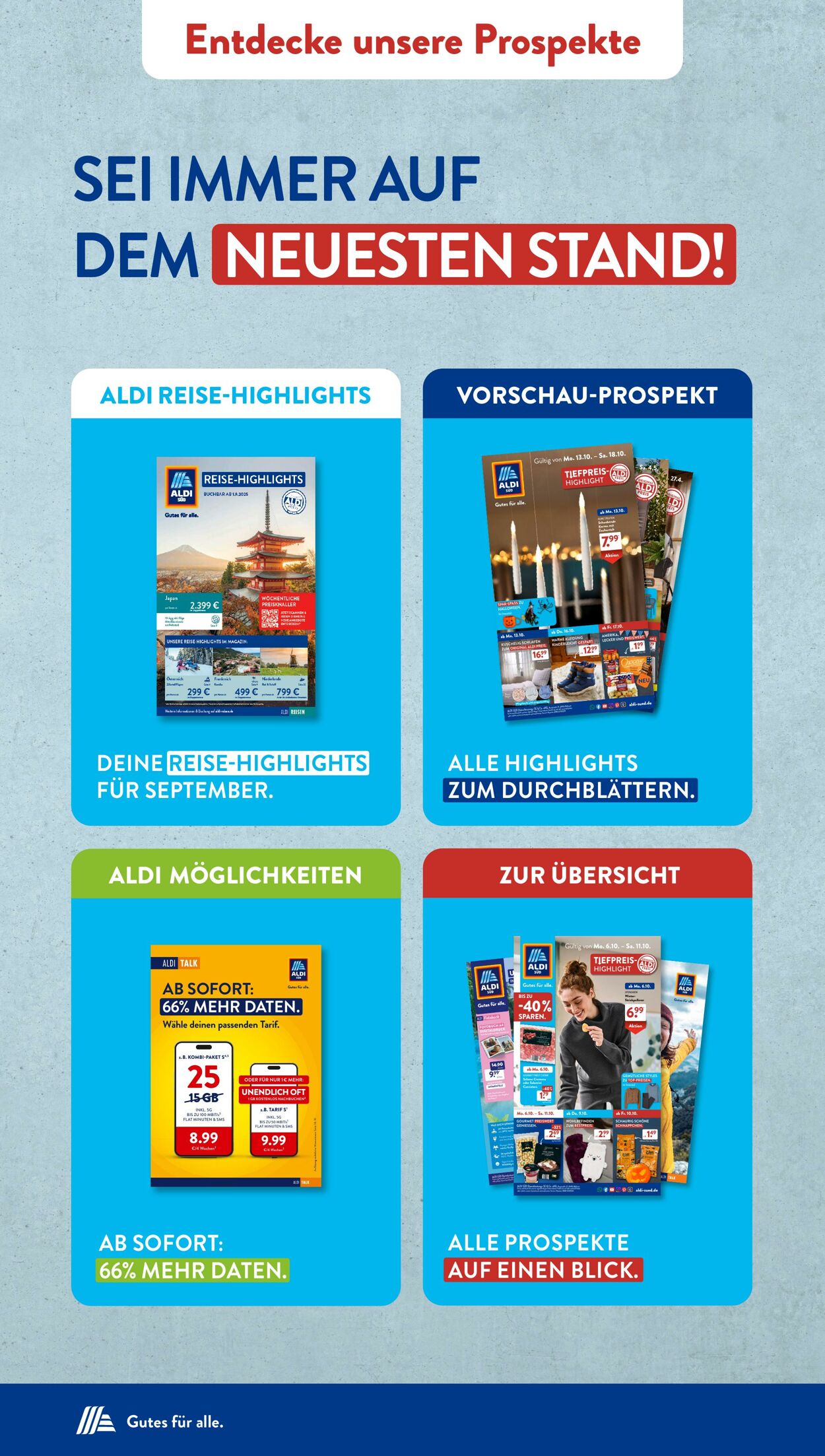 Prospekt ALDI SÜD 29.09.2025 - 06.10.2025
