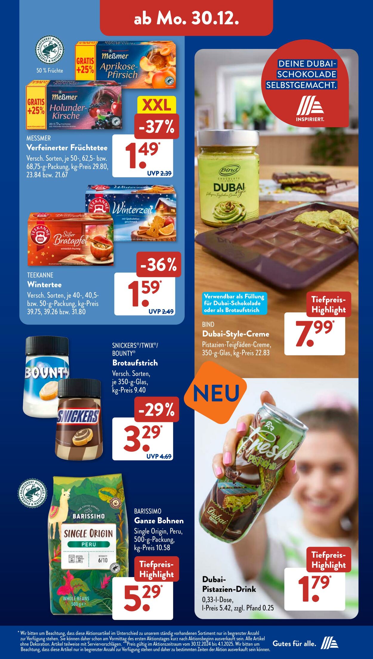 Prospekt ALDI SÜD 30.12.2024 - 04.01.2025