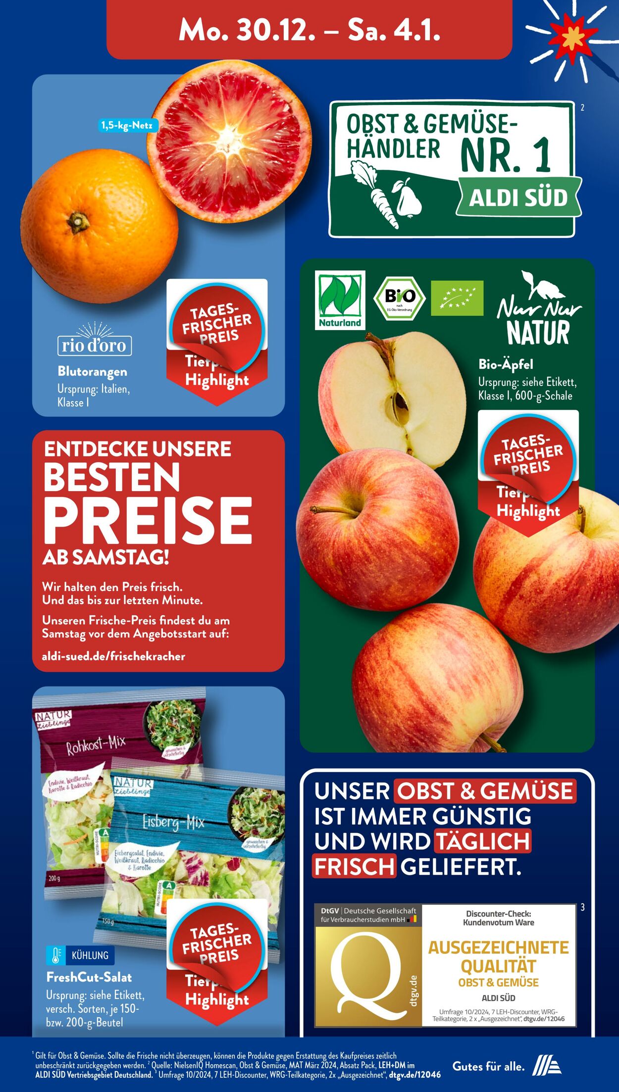 Prospekt ALDI SÜD 30.12.2024 - 04.01.2025