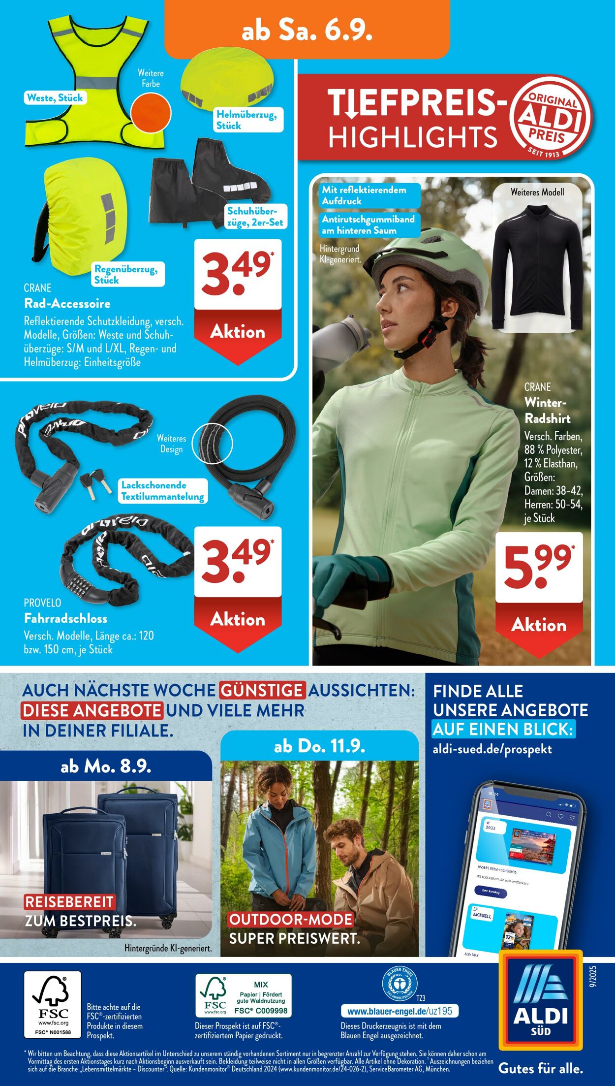 Prospekt ALDI SÜD 01.09.2025 - 15.09.2025