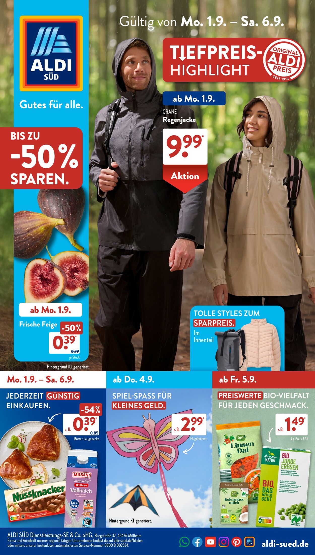 Prospekt ALDI SÜD 01.09.2025 - 15.09.2025