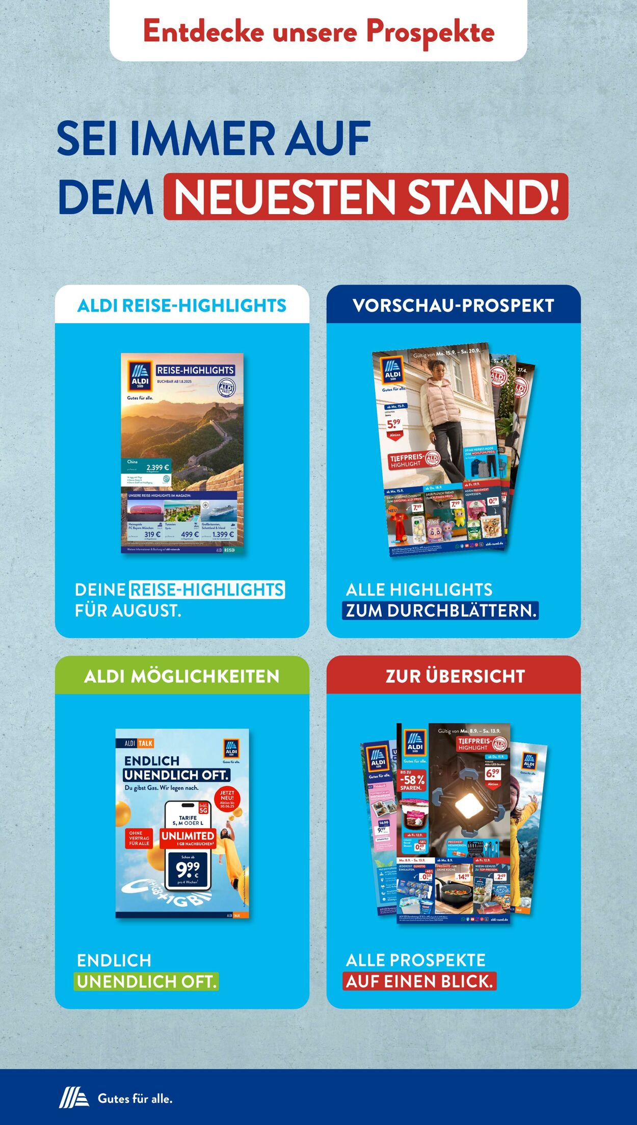 Prospekt ALDI SÜD 01.09.2025 - 15.09.2025