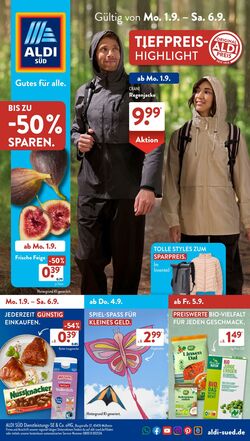Prospekt ALDI SÜD 01.09.2025 - 15.09.2025