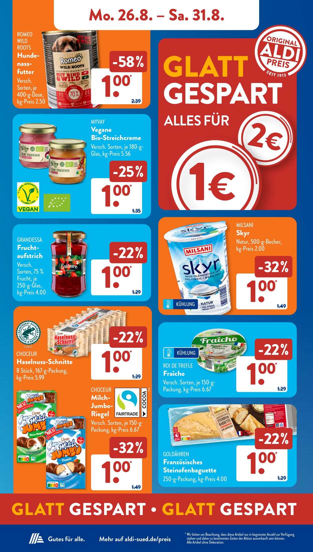 Prospekt ALDI SÜD 26.08.2024 - 31.08.2024