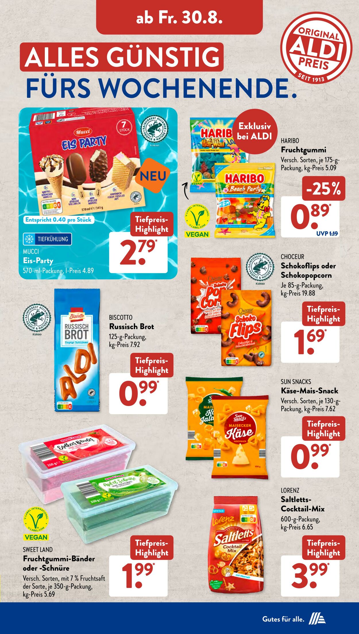 Prospekt ALDI SÜD 26.08.2024 - 31.08.2024