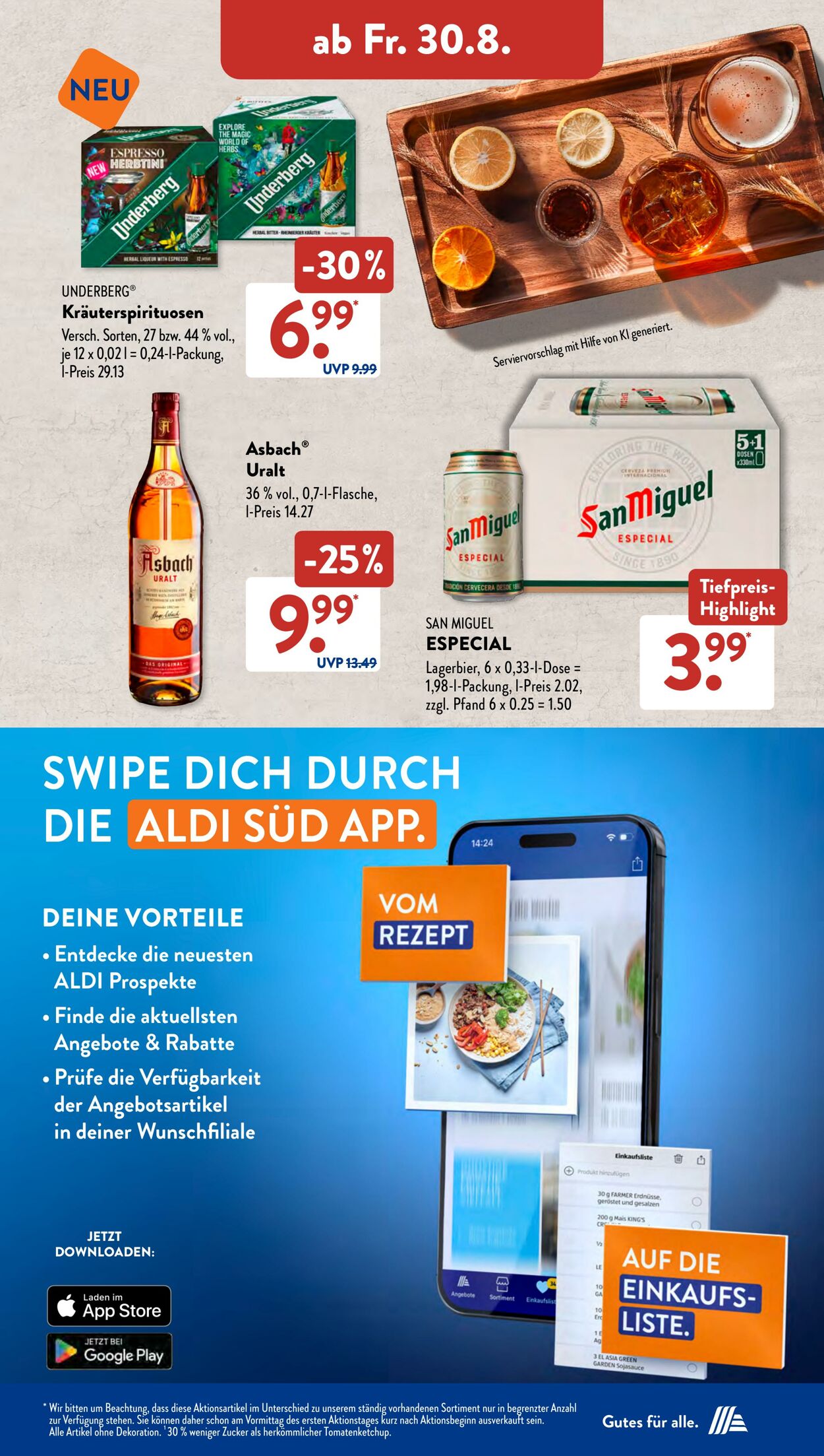 Prospekt ALDI SÜD 26.08.2024 - 31.08.2024