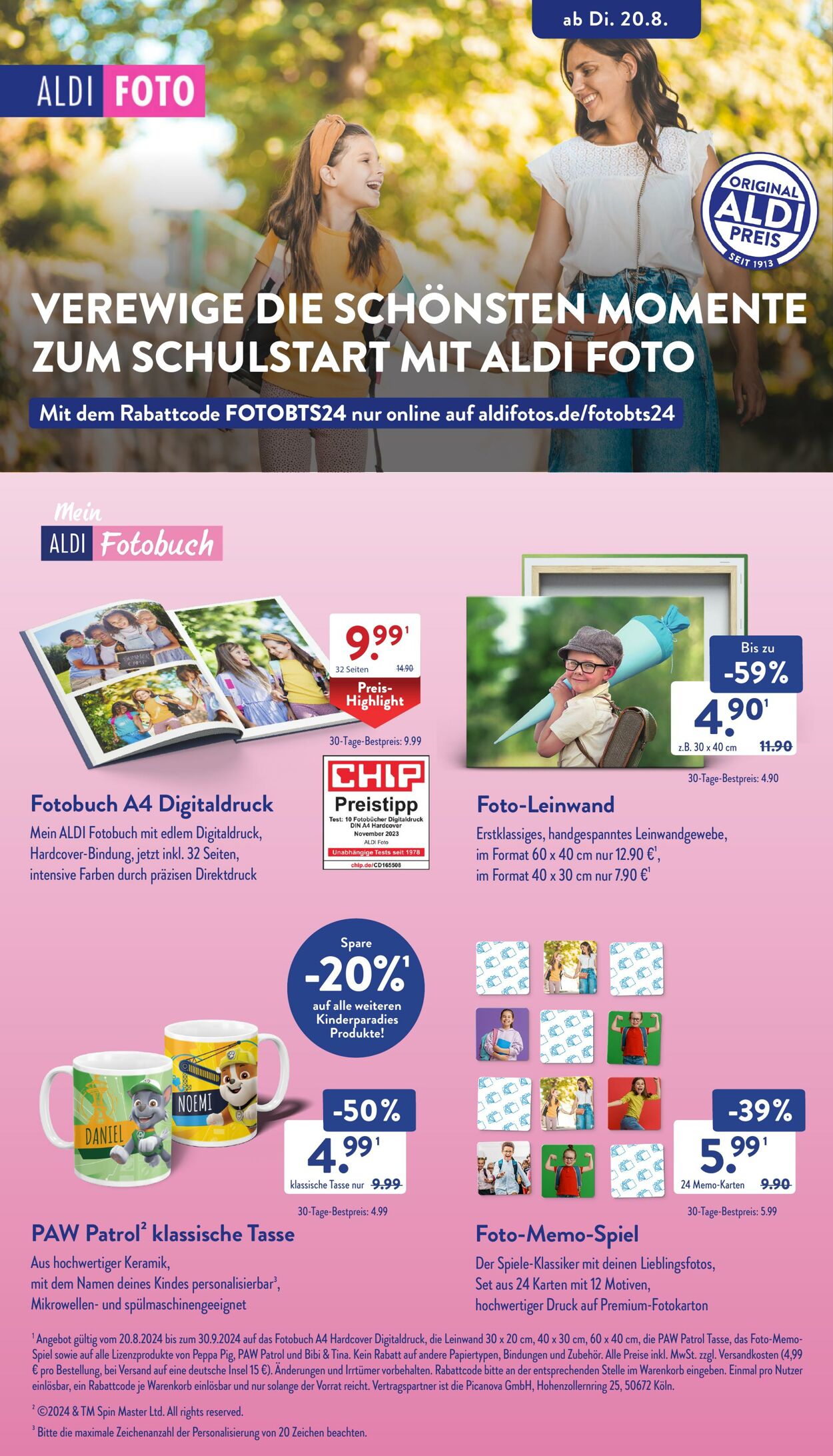 Prospekt ALDI SÜD 26.08.2024 - 31.08.2024