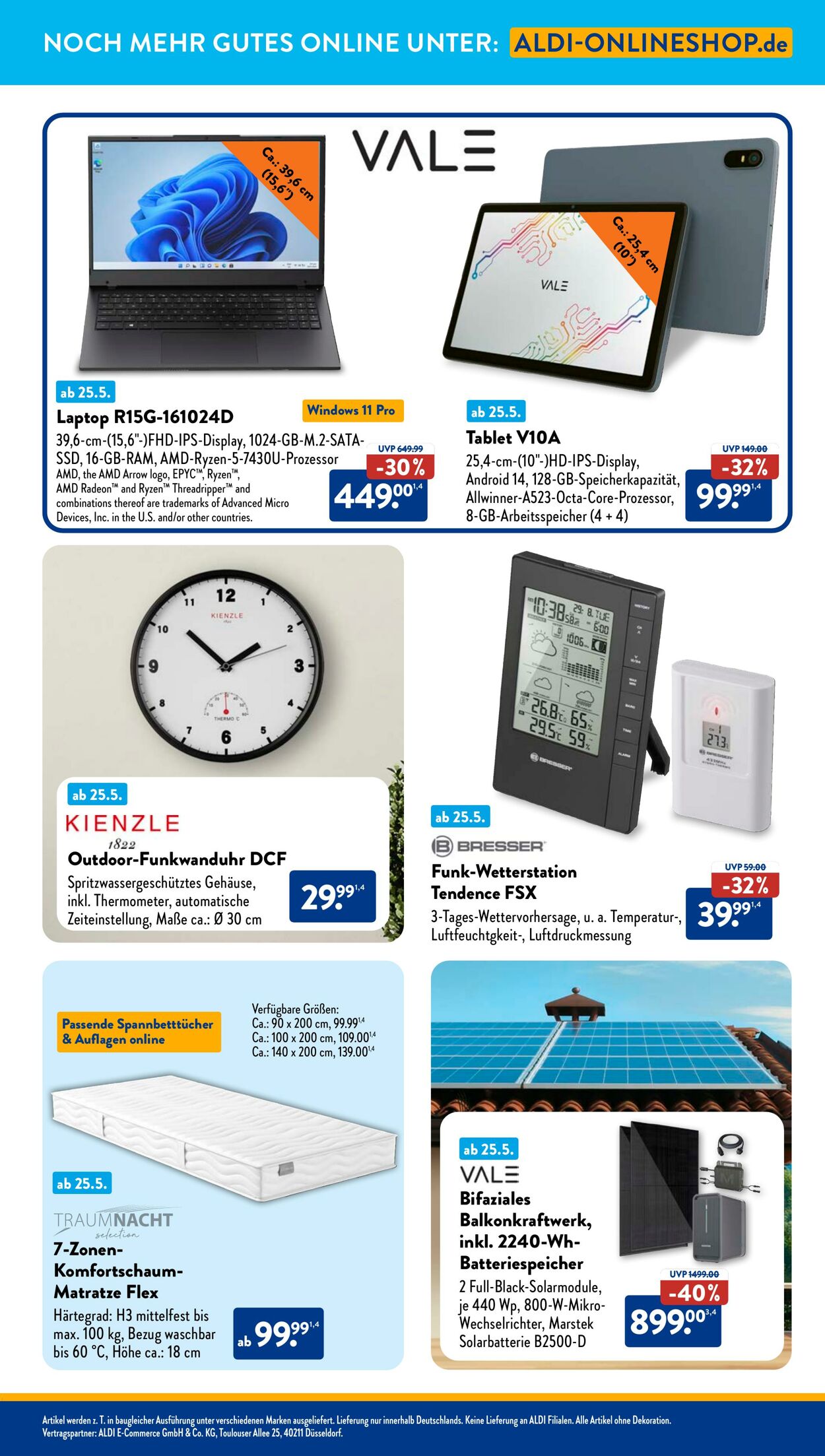 Prospekt ALDI SÜD 25.05.2025 - 08.06.2025