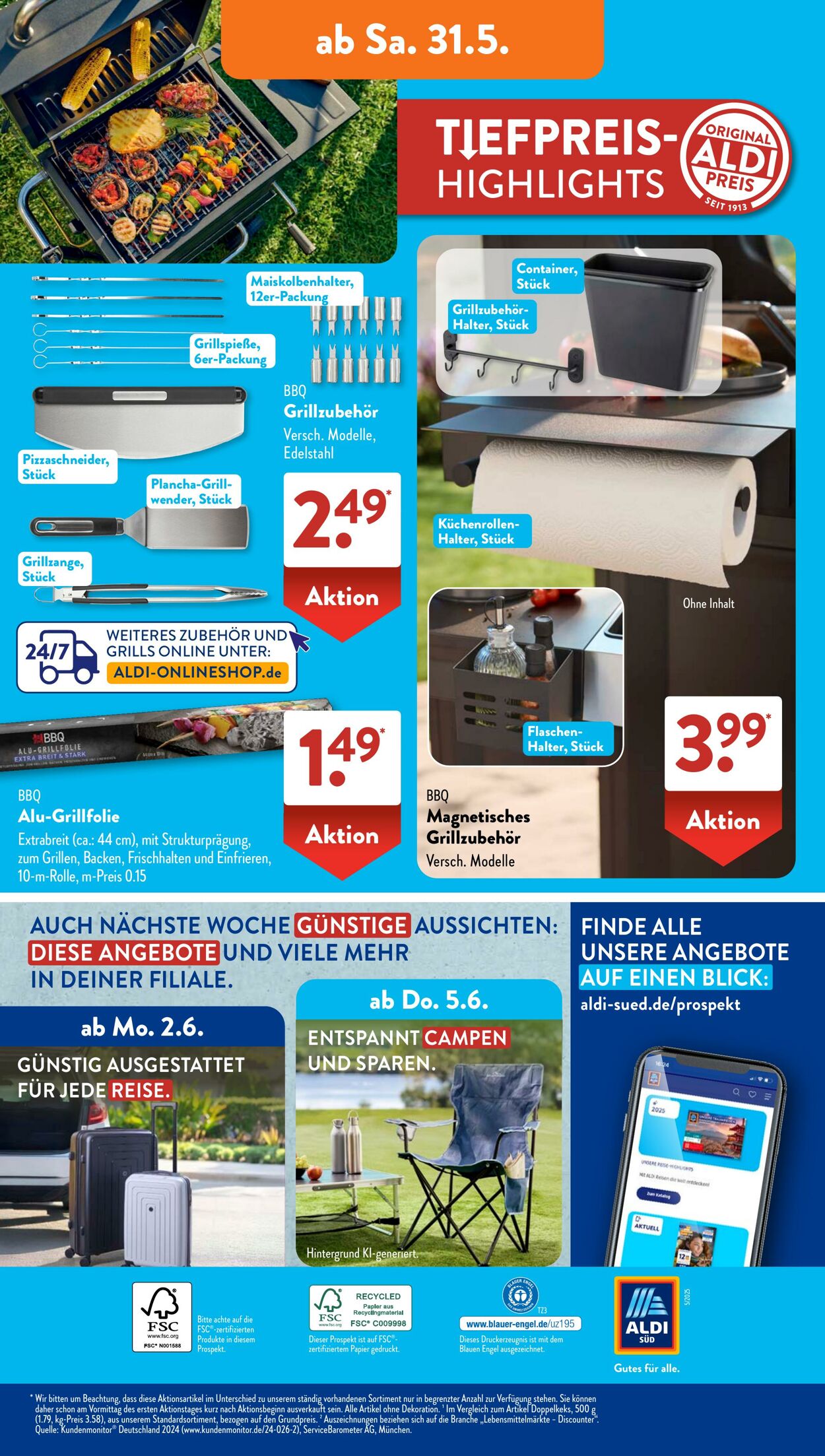 Prospekt ALDI SÜD 25.05.2025 - 08.06.2025