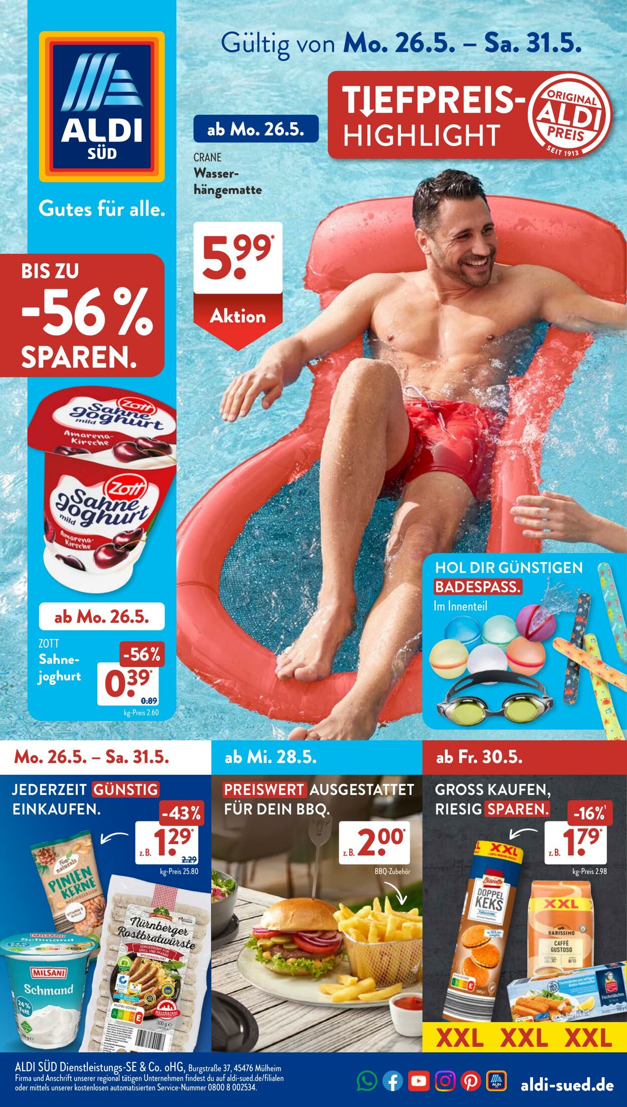 Prospekt ALDI SÜD 25.05.2025 - 08.06.2025