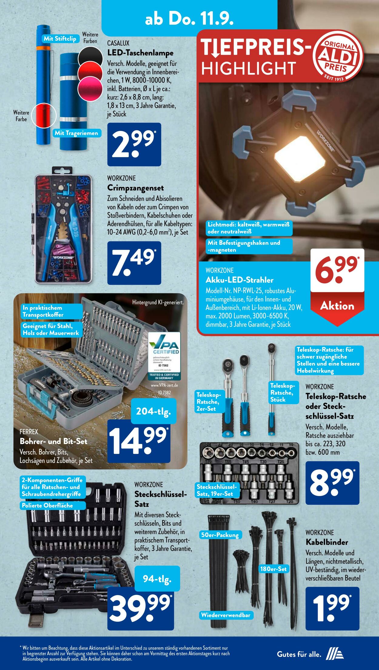Prospekt ALDI SÜD 01.09.2025 - 15.09.2025
