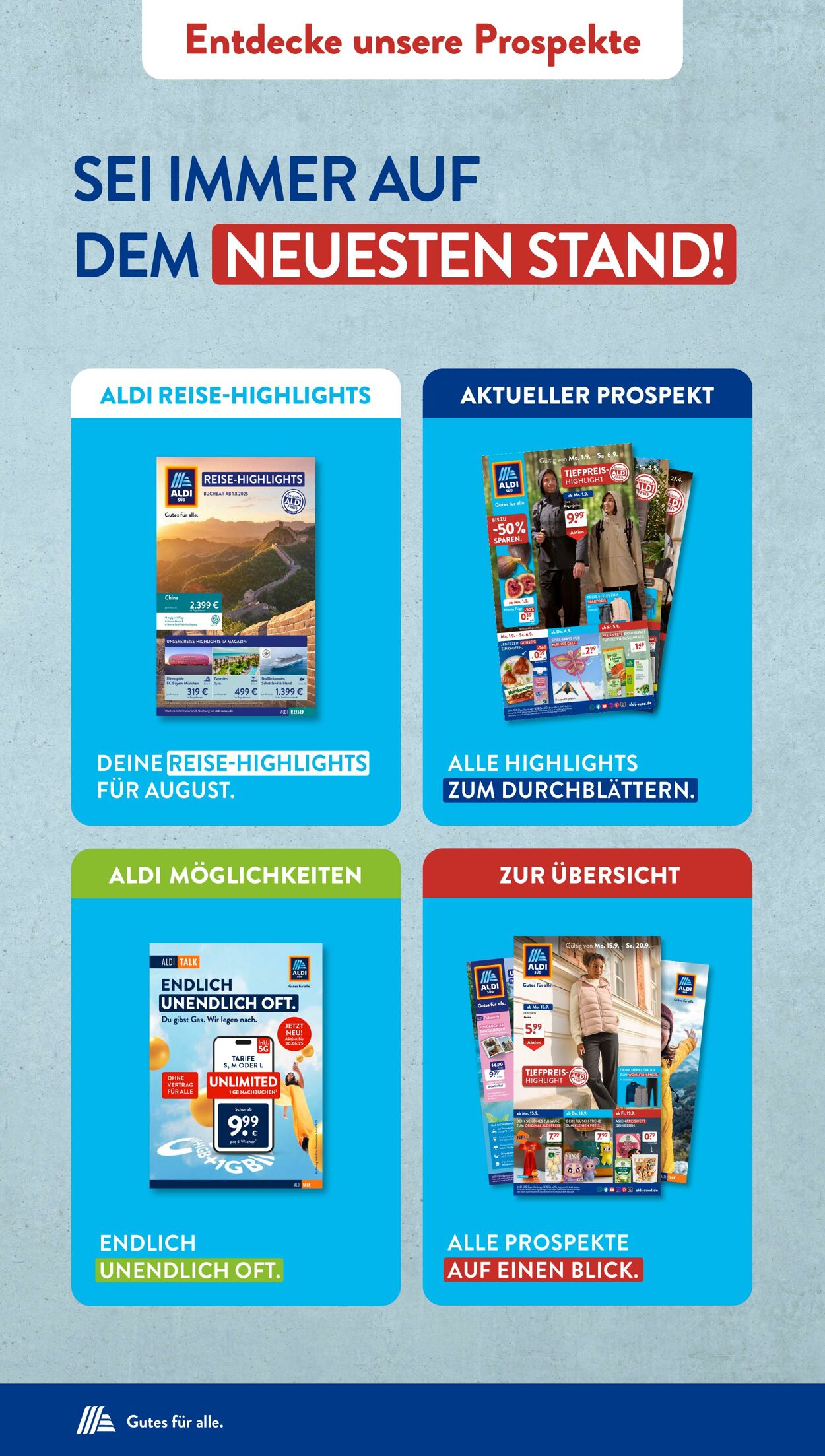 Prospekt ALDI SÜD 01.09.2025 - 15.09.2025