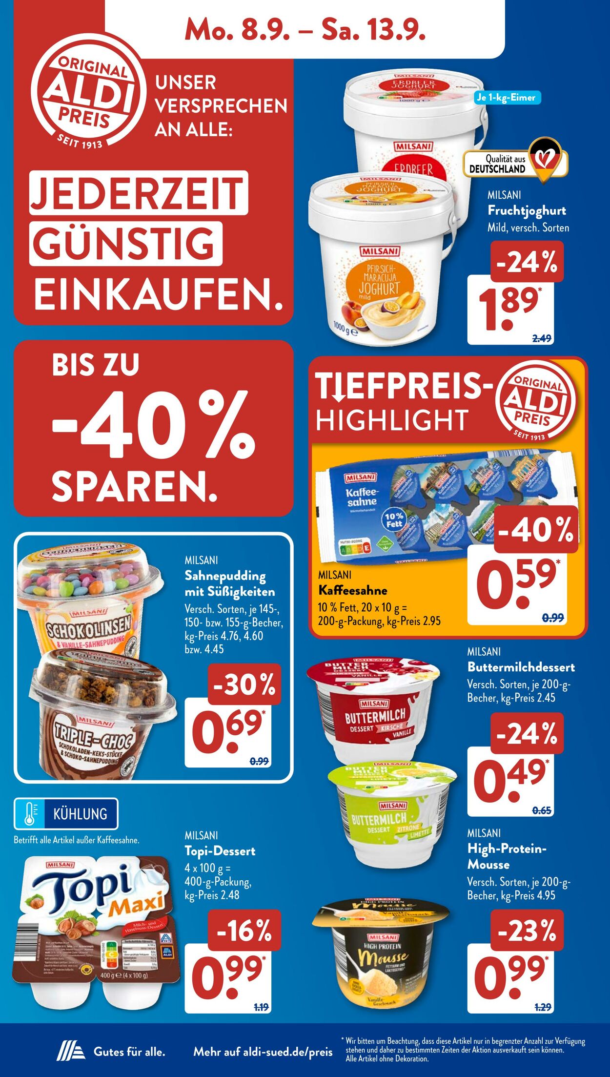 Prospekt ALDI SÜD 01.09.2025 - 15.09.2025