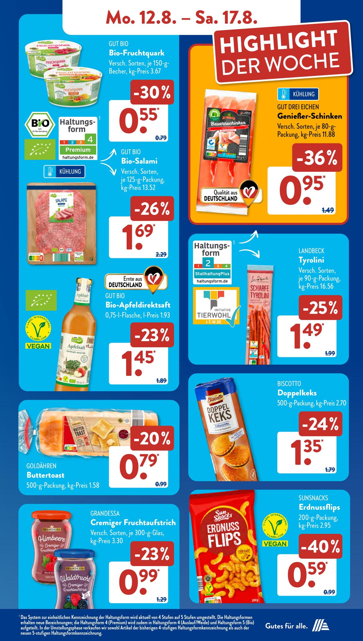 Prospekt ALDI SÜD 12.08.2024 - 17.08.2024