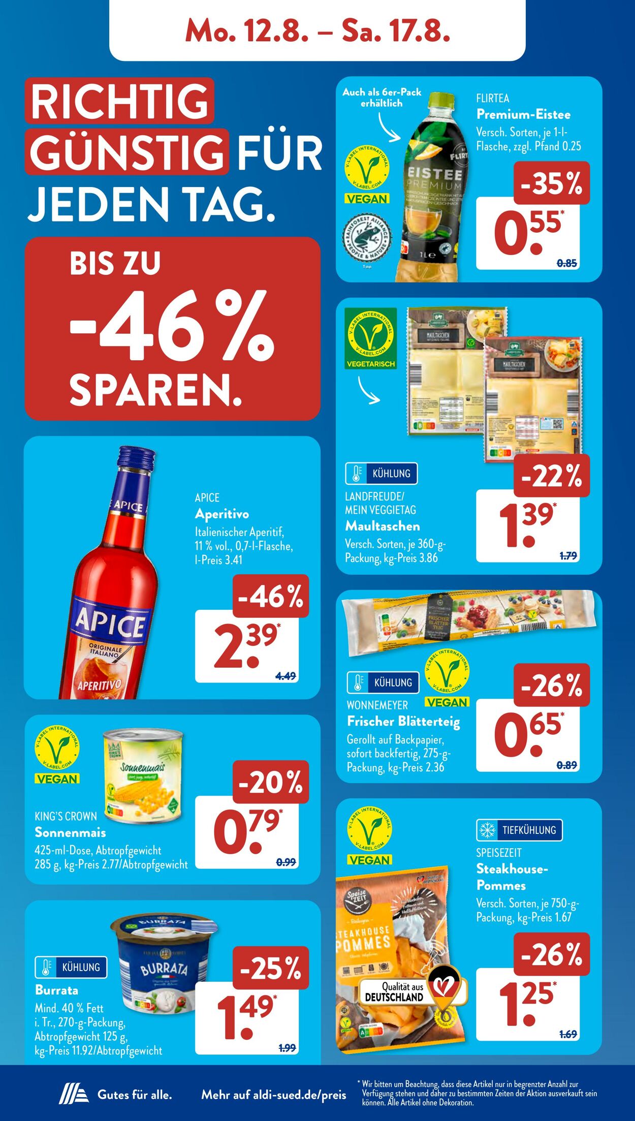 Prospekt ALDI SÜD 12.08.2024 - 17.08.2024