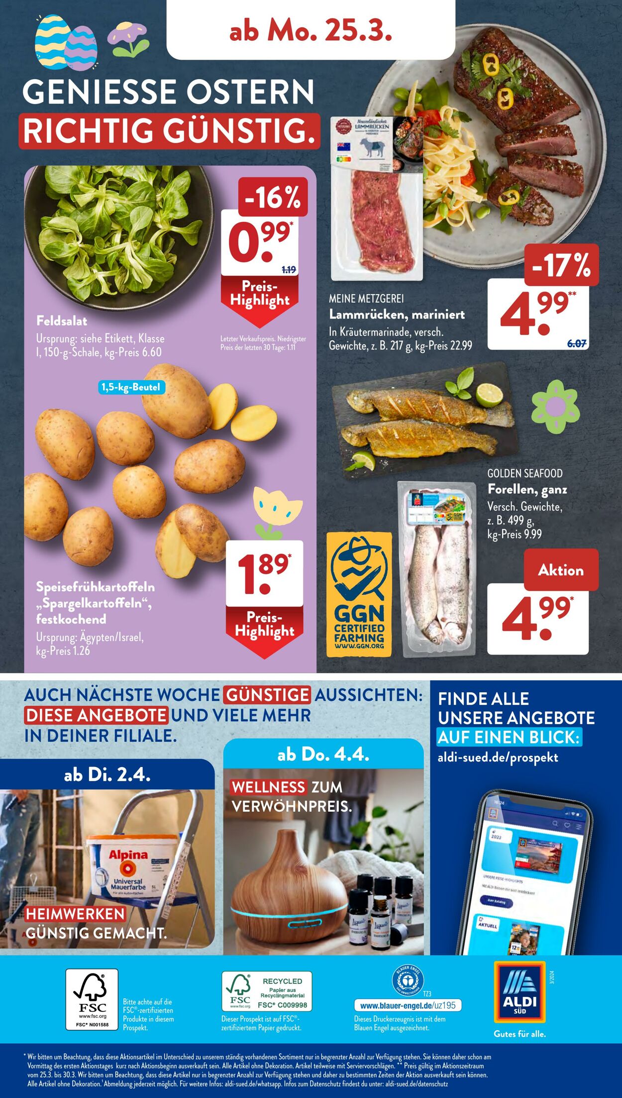 Prospekt ALDI SÜD 25.03.2024 - 30.03.2024