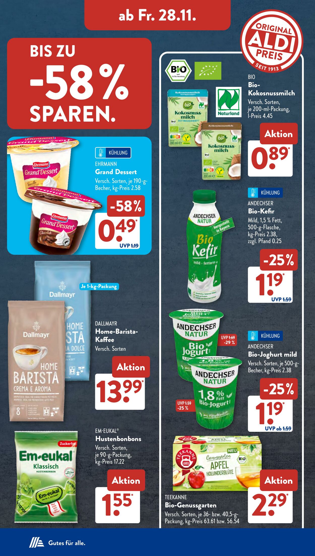 Prospekt ALDI SÜD 24.11.2025 - 01.12.2025