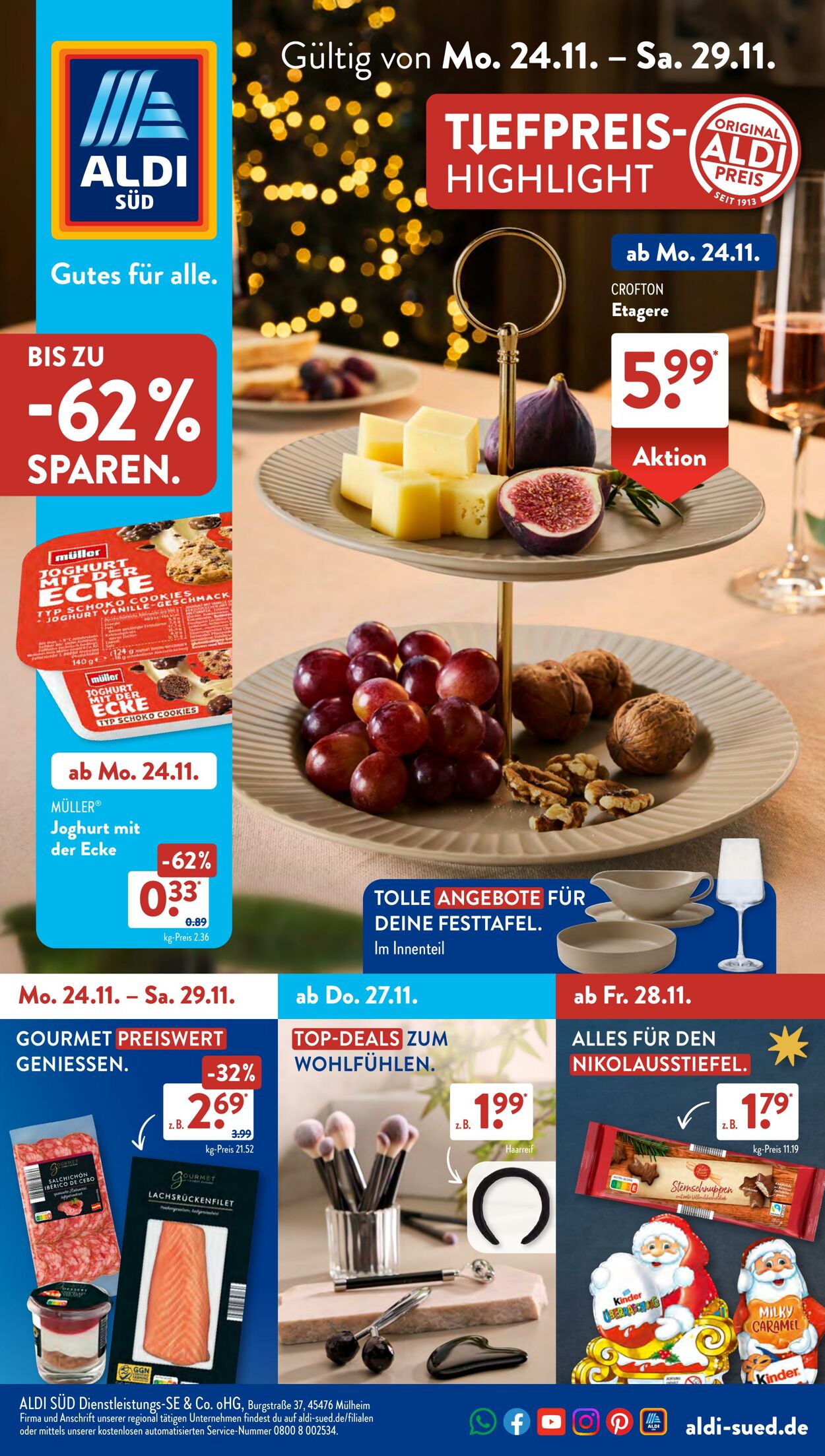 Prospekt ALDI SÜD 24.11.2025 - 01.12.2025