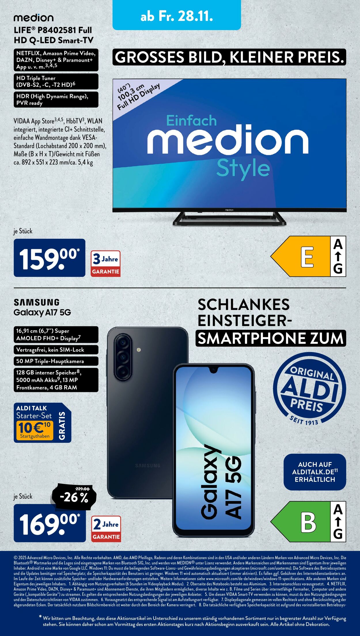 Prospekt ALDI SÜD 24.11.2025 - 01.12.2025