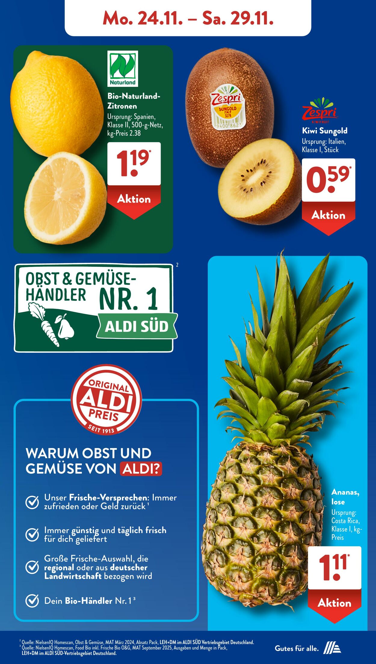 Prospekt ALDI SÜD 24.11.2025 - 01.12.2025