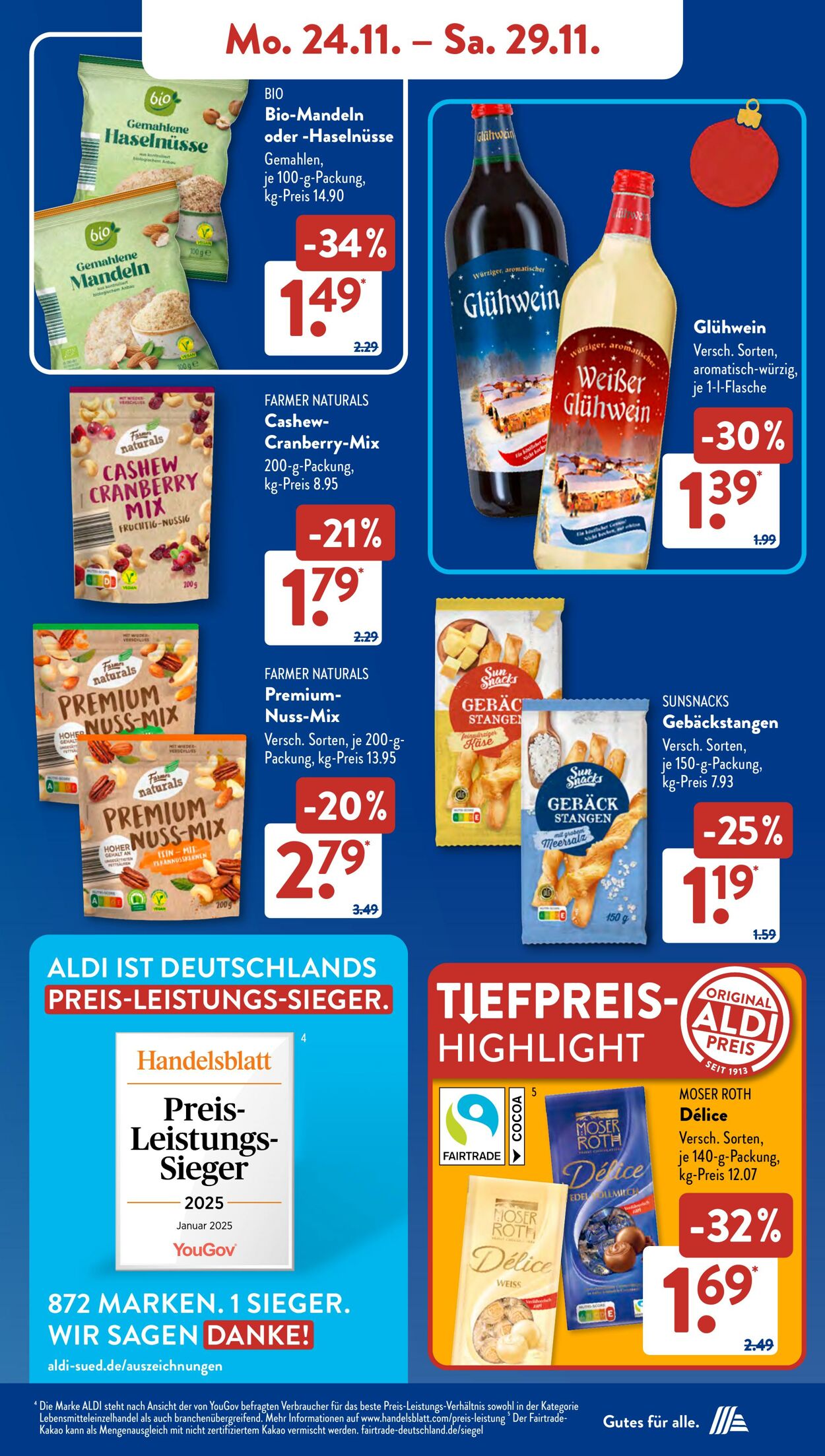 Prospekt ALDI SÜD 24.11.2025 - 01.12.2025