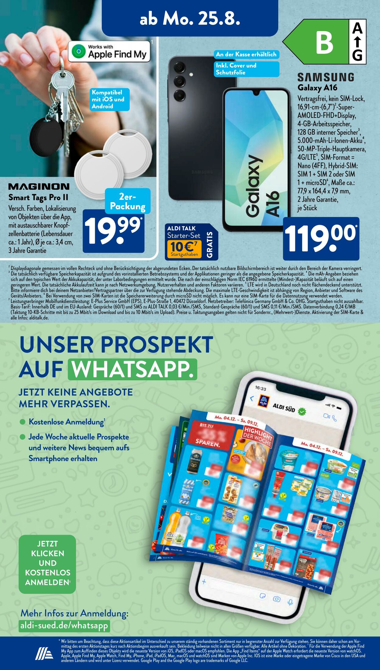 Prospekt ALDI SÜD 20.08.2025 - 03.09.2025