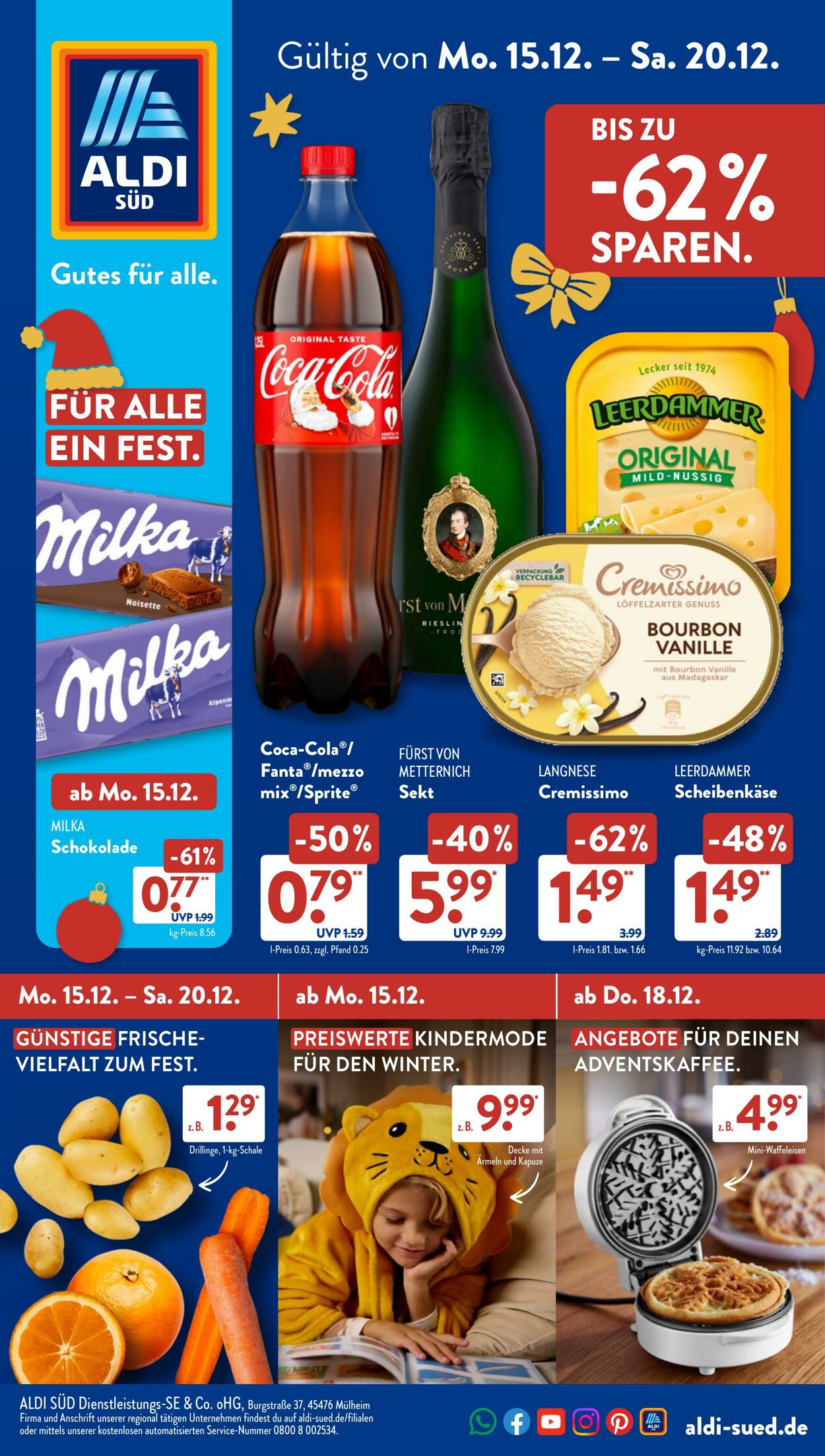 Prospekt ALDI SÜD 15.12.2025 - 29.12.2025