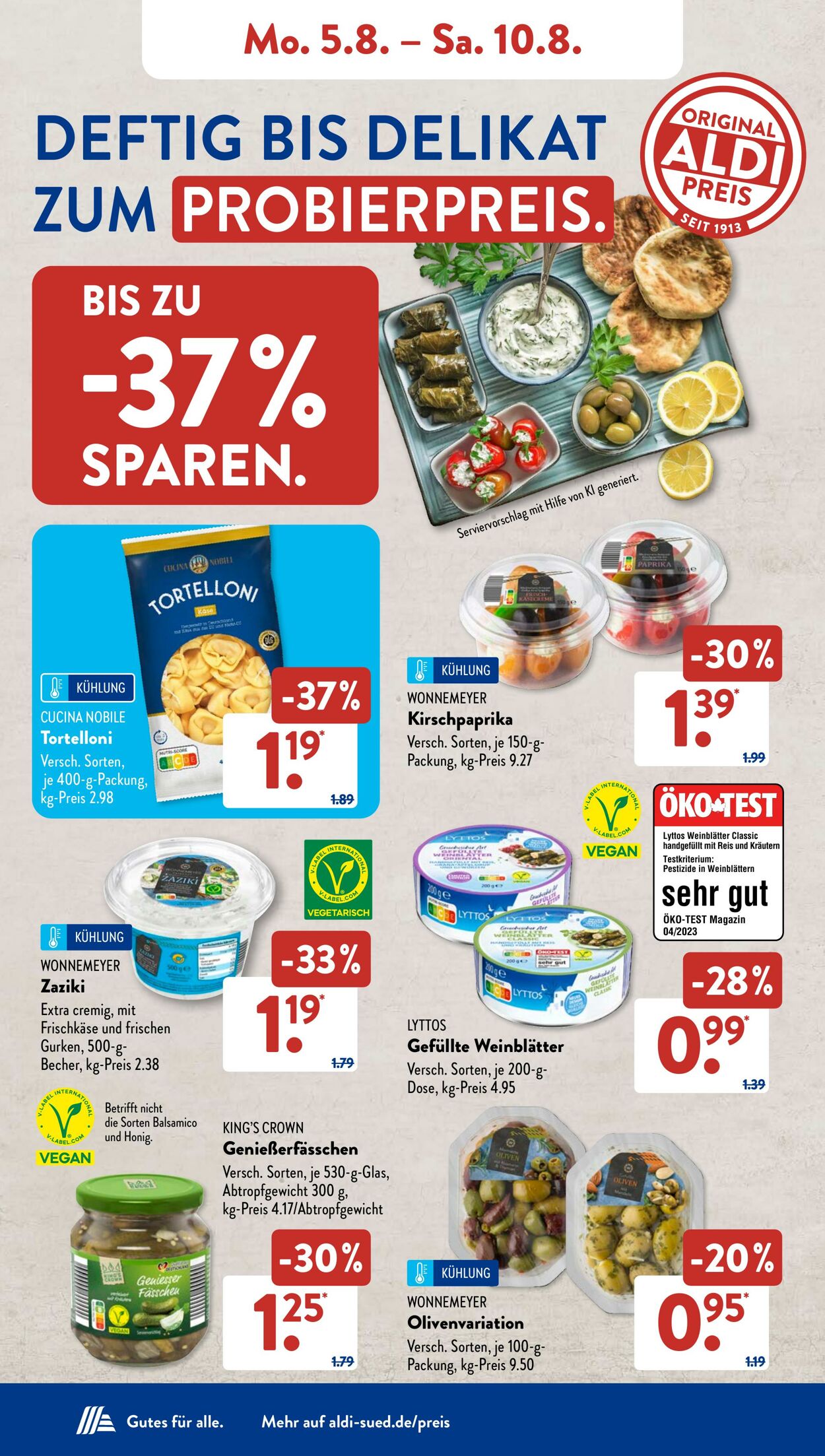 Prospekt ALDI SÜD 05.08.2024 - 10.08.2024