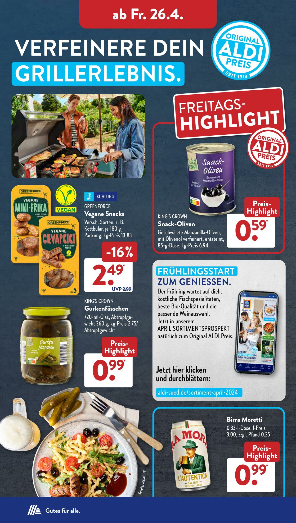 Prospekt ALDI SÜD 22.04.2024 - 27.04.2024