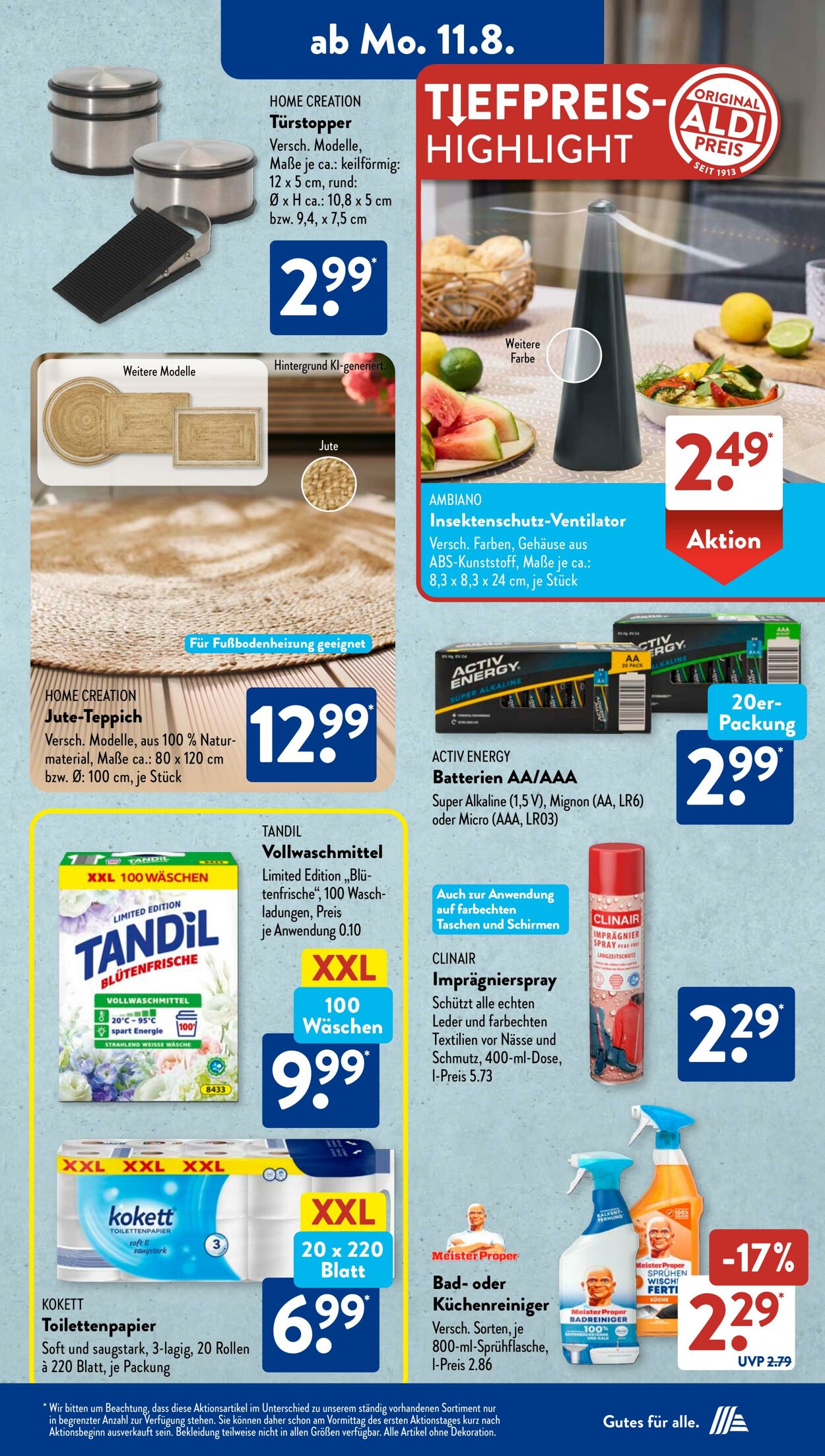 Prospekt ALDI SÜD 11.08.2025 - 25.08.2025