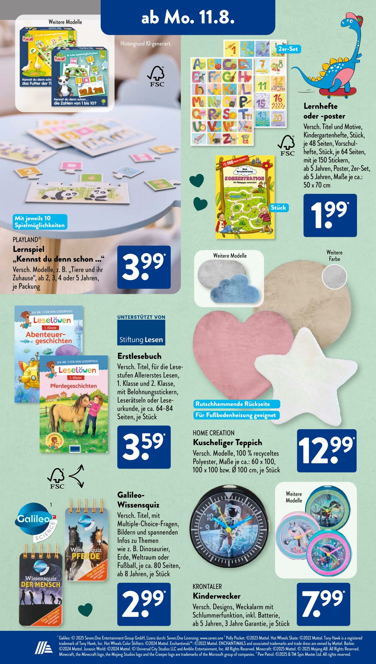 Prospekt ALDI SÜD 11.08.2025 - 25.08.2025