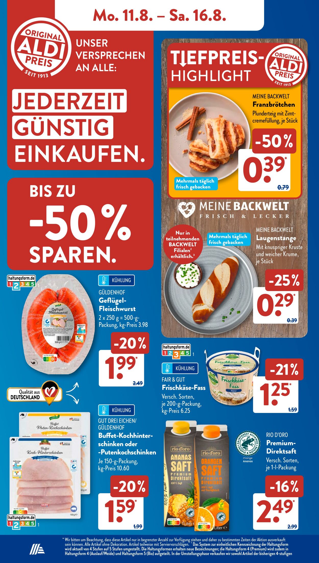 Prospekt ALDI SÜD 11.08.2025 - 25.08.2025