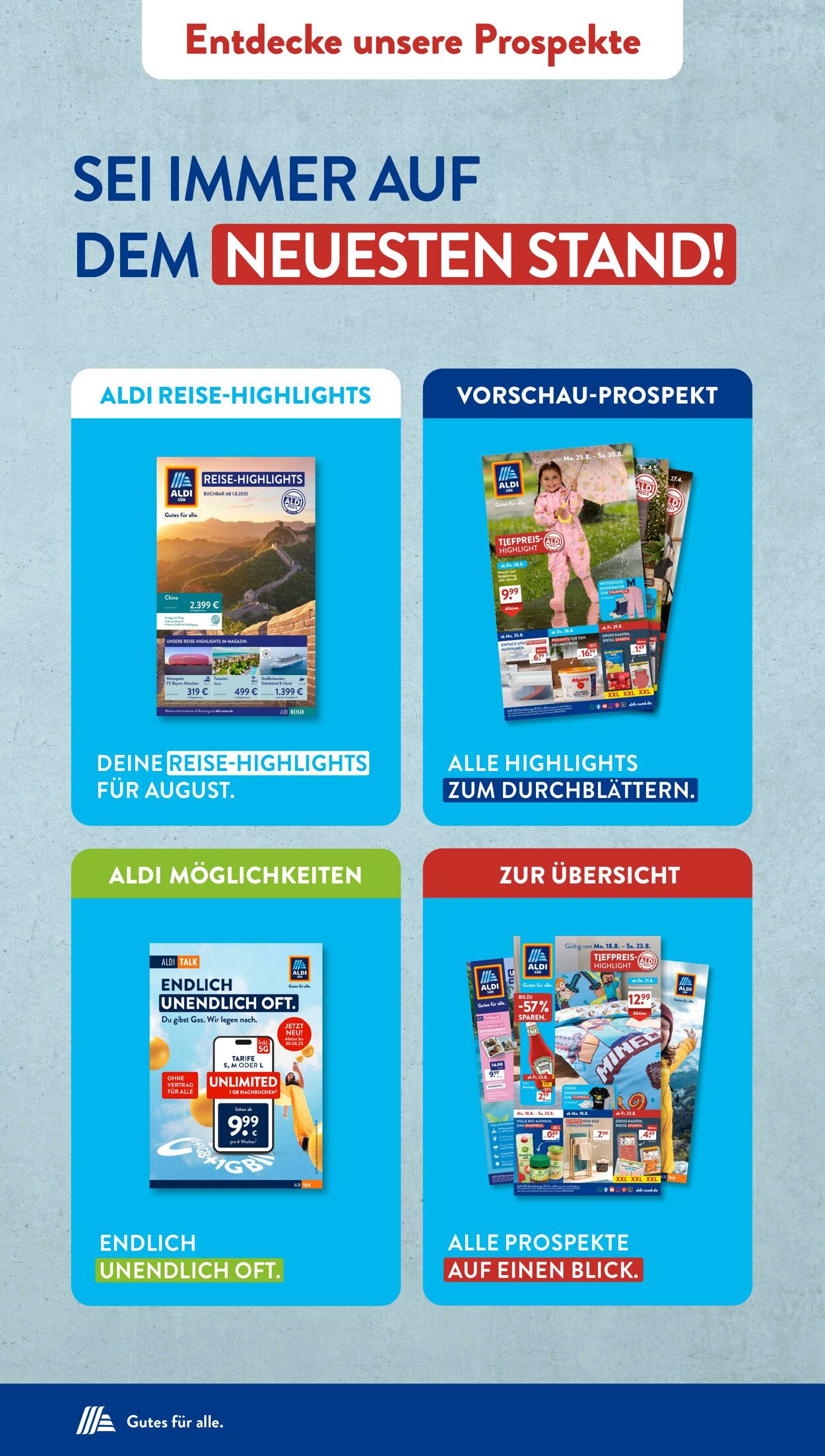 Prospekt ALDI SÜD 11.08.2025 - 25.08.2025