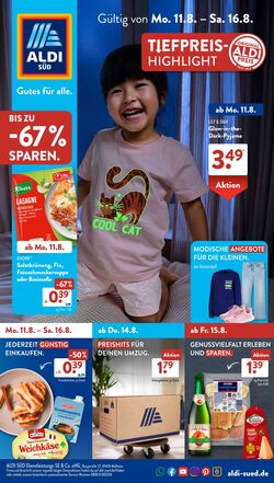 Prospekt ALDI SÜD 11.08.2025 - 25.08.2025