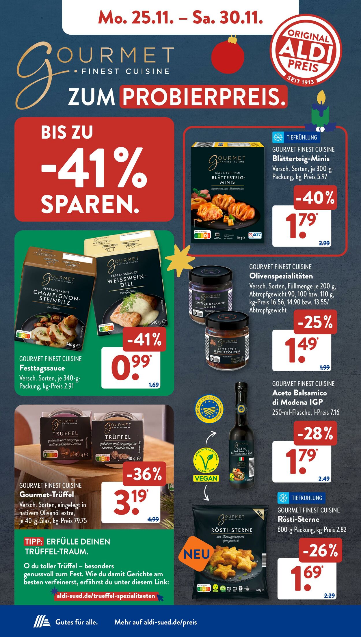 Prospekt ALDI SÜD 25.11.2024 - 01.12.2024