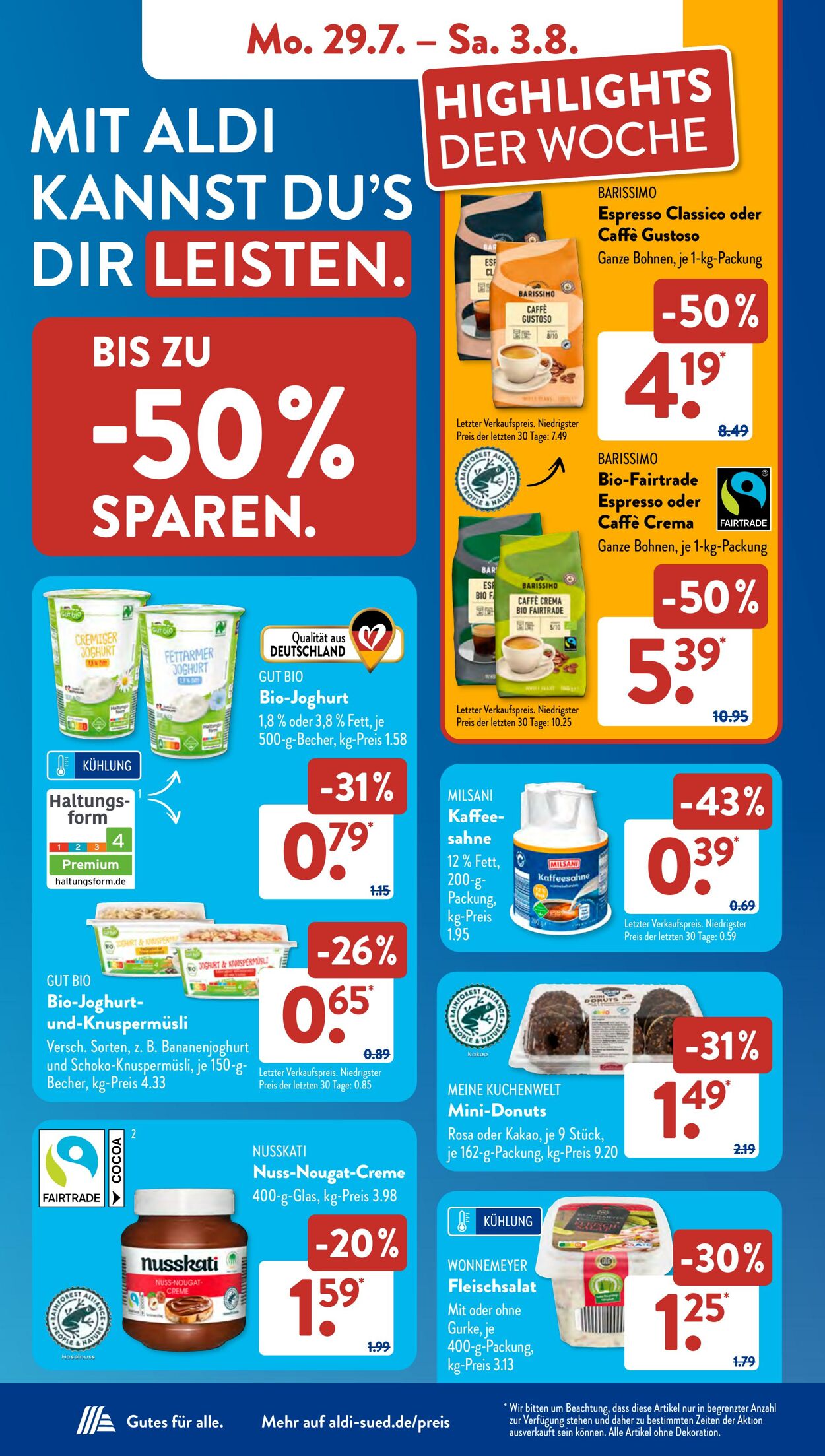 Prospekt ALDI SÜD 29.07.2024 - 03.08.2024