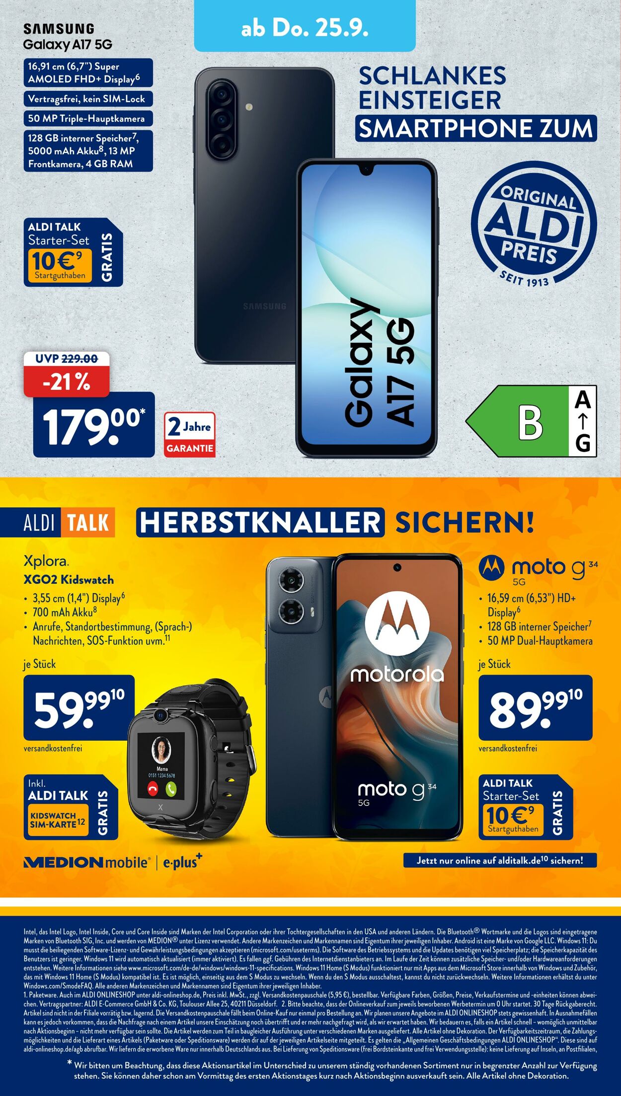 Prospekt ALDI SÜD 22.09.2025 - 06.10.2025