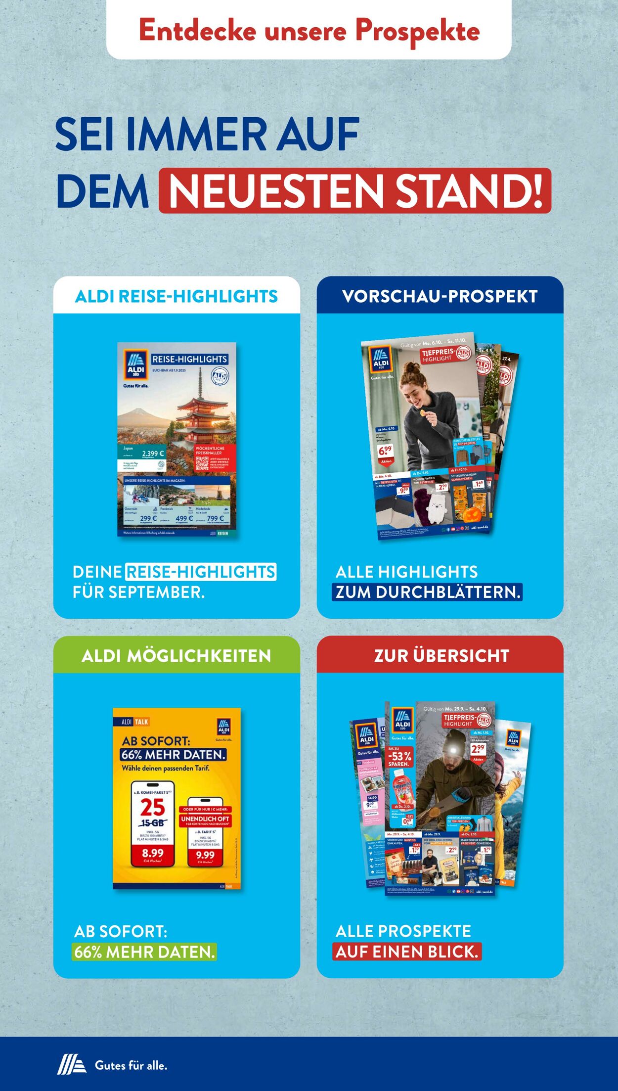 Prospekt ALDI SÜD 22.09.2025 - 06.10.2025