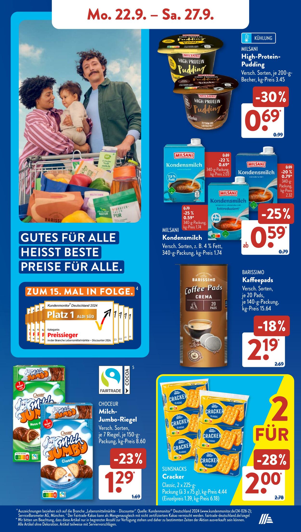 Prospekt ALDI SÜD 22.09.2025 - 06.10.2025
