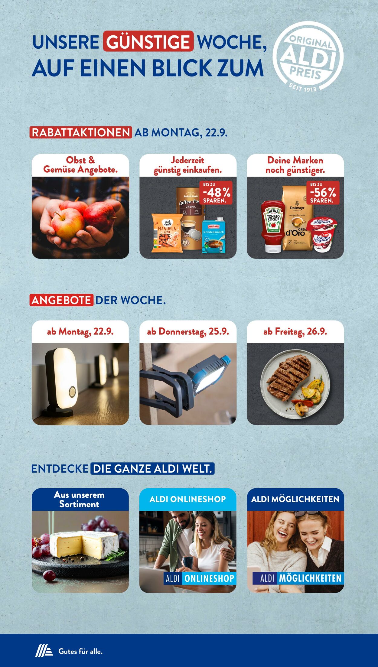 Prospekt ALDI SÜD 22.09.2025 - 06.10.2025