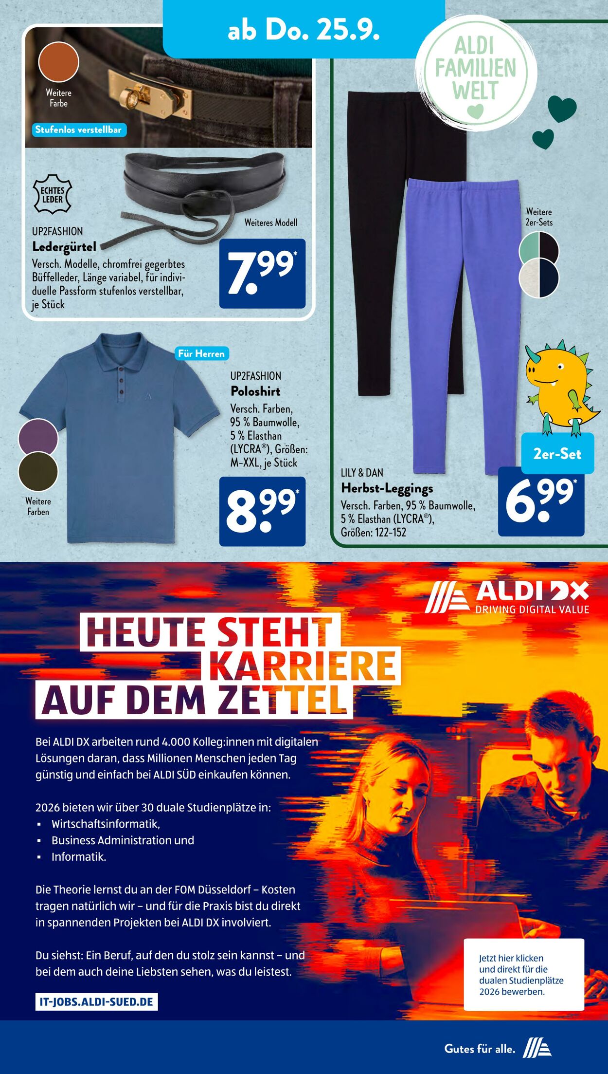 Prospekt ALDI SÜD 22.09.2025 - 06.10.2025