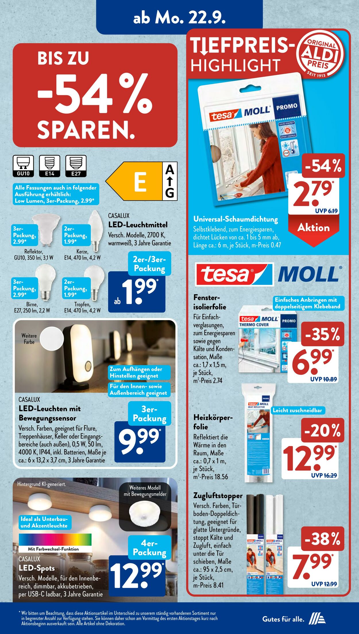 Prospekt ALDI SÜD 22.09.2025 - 06.10.2025