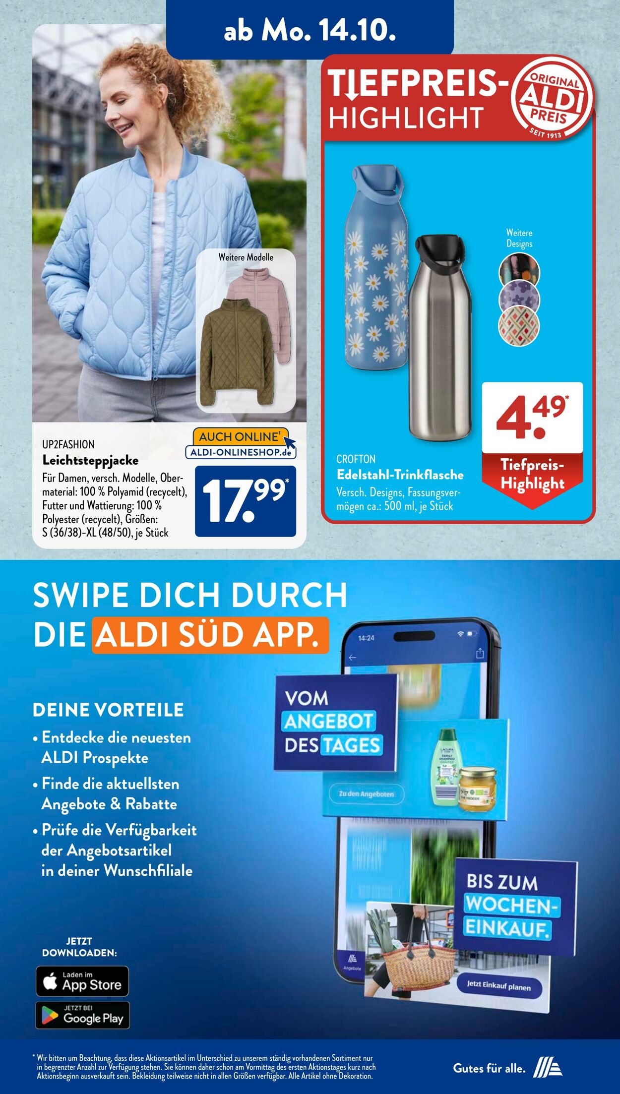 Prospekt ALDI SÜD 14.10.2024 - 19.10.2024